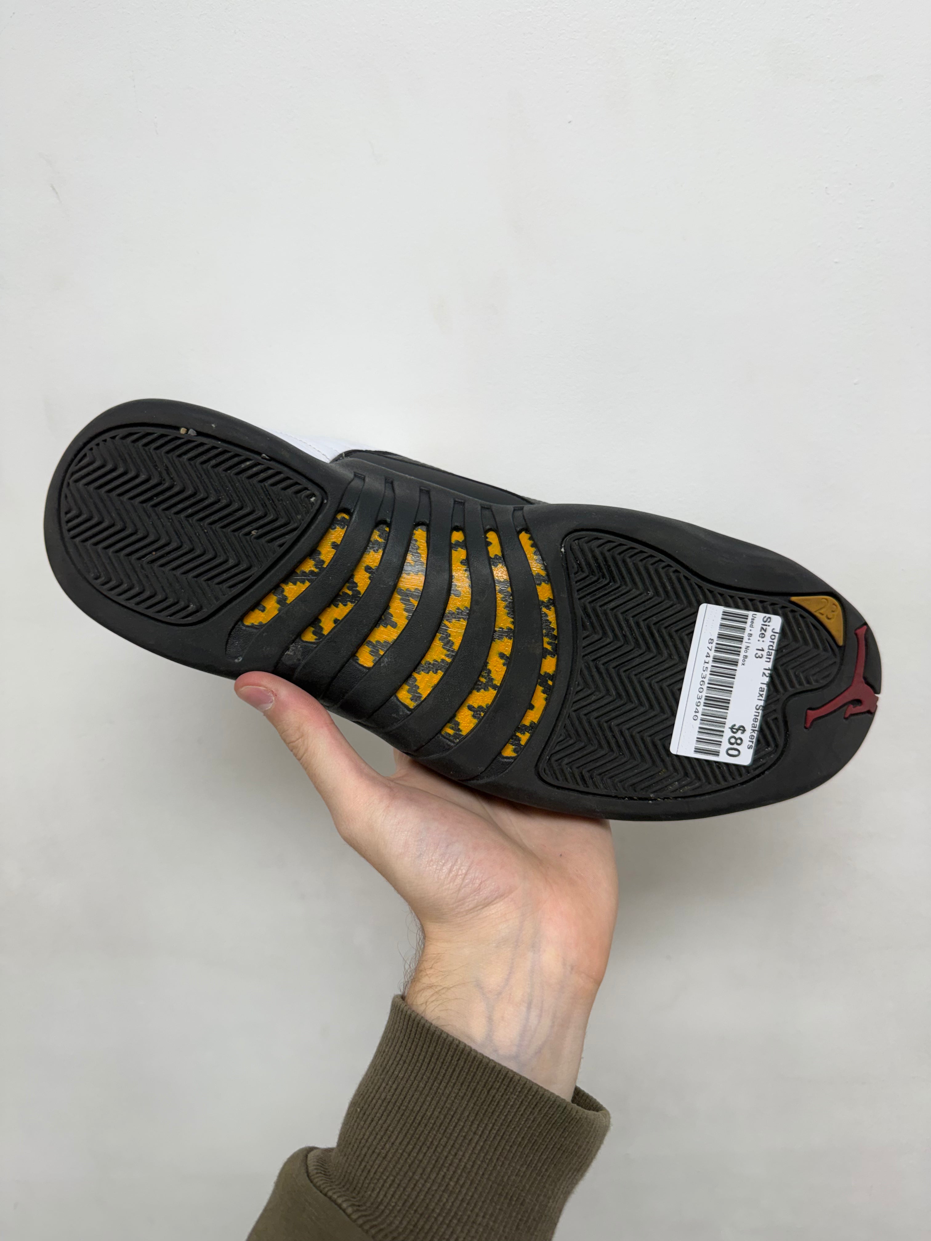 Jordan 12 Taxi Sneakers