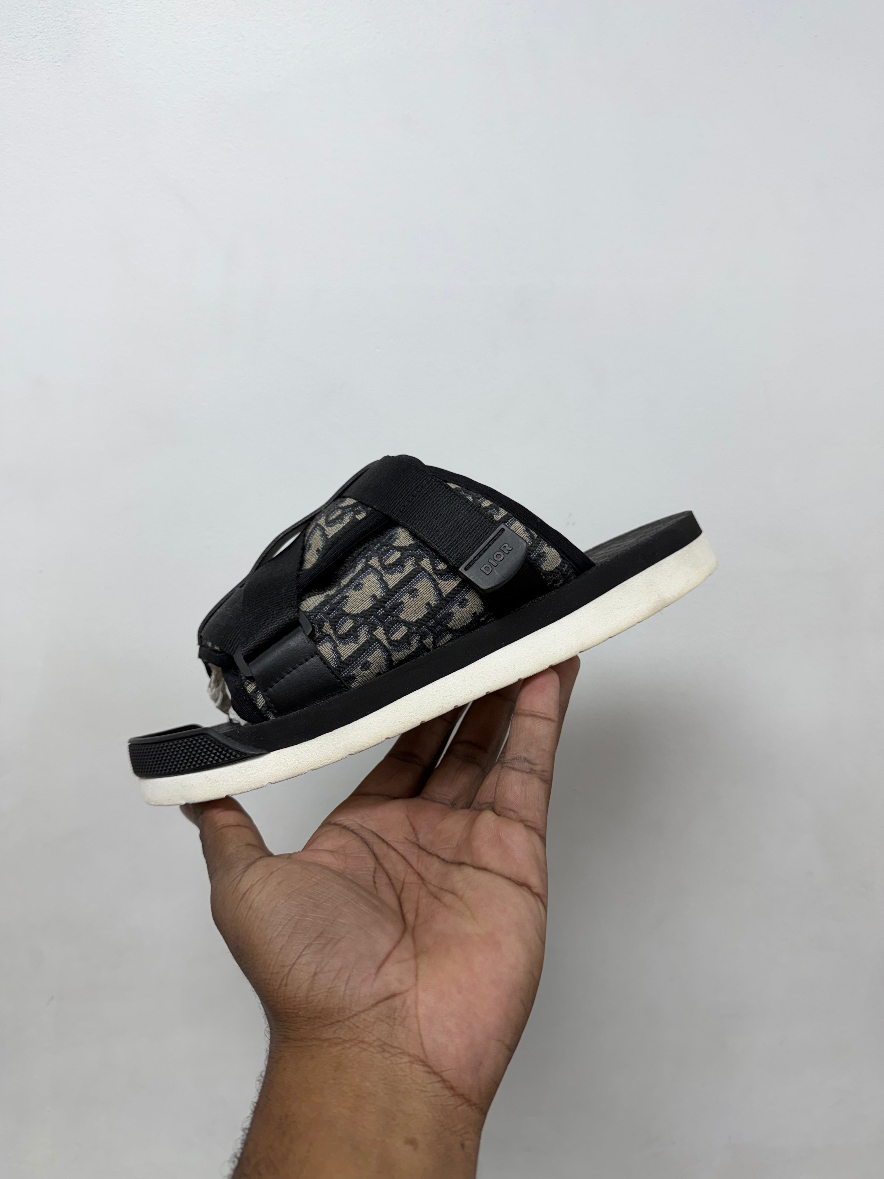 Dior Black Alpha Slides