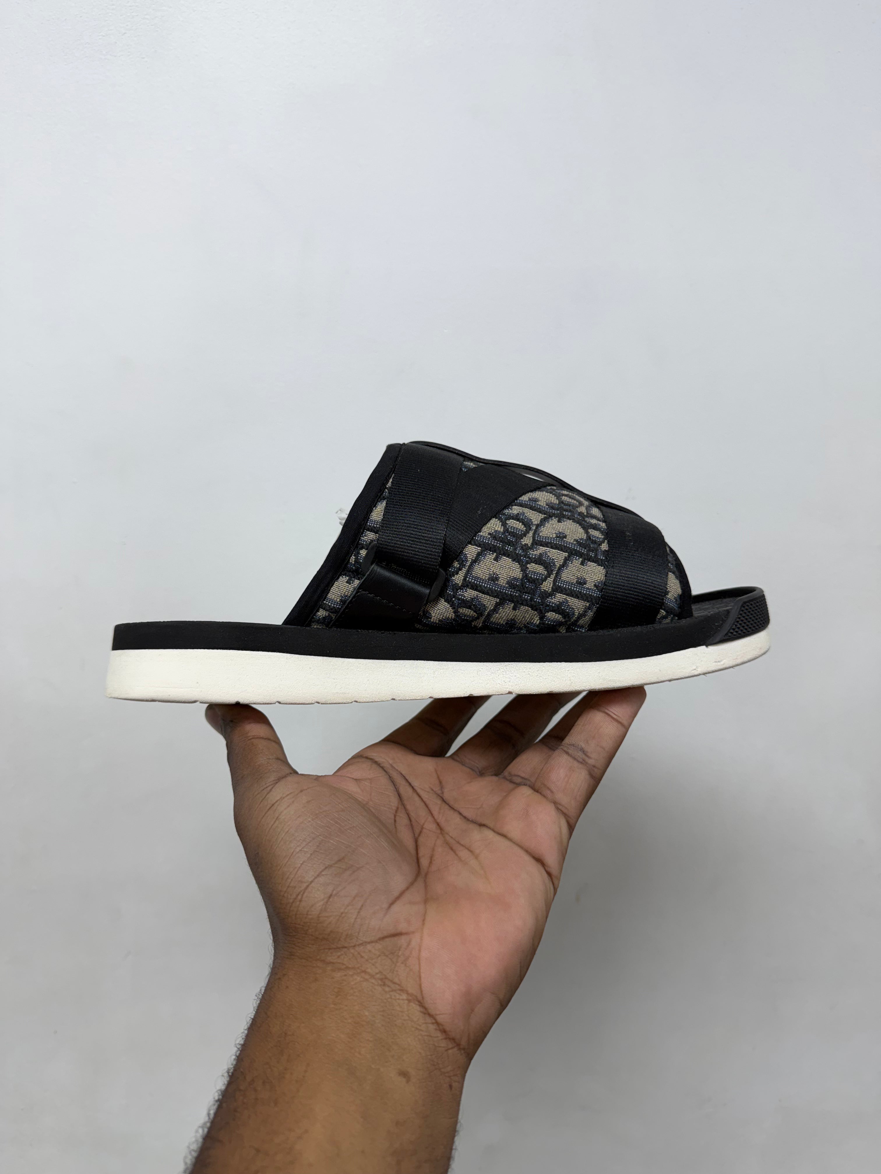 Dior Black Alpha Slides