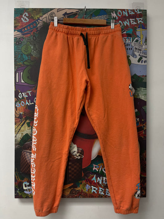 Chrome Hearts Mattyboy Orange Link Sweats  Used