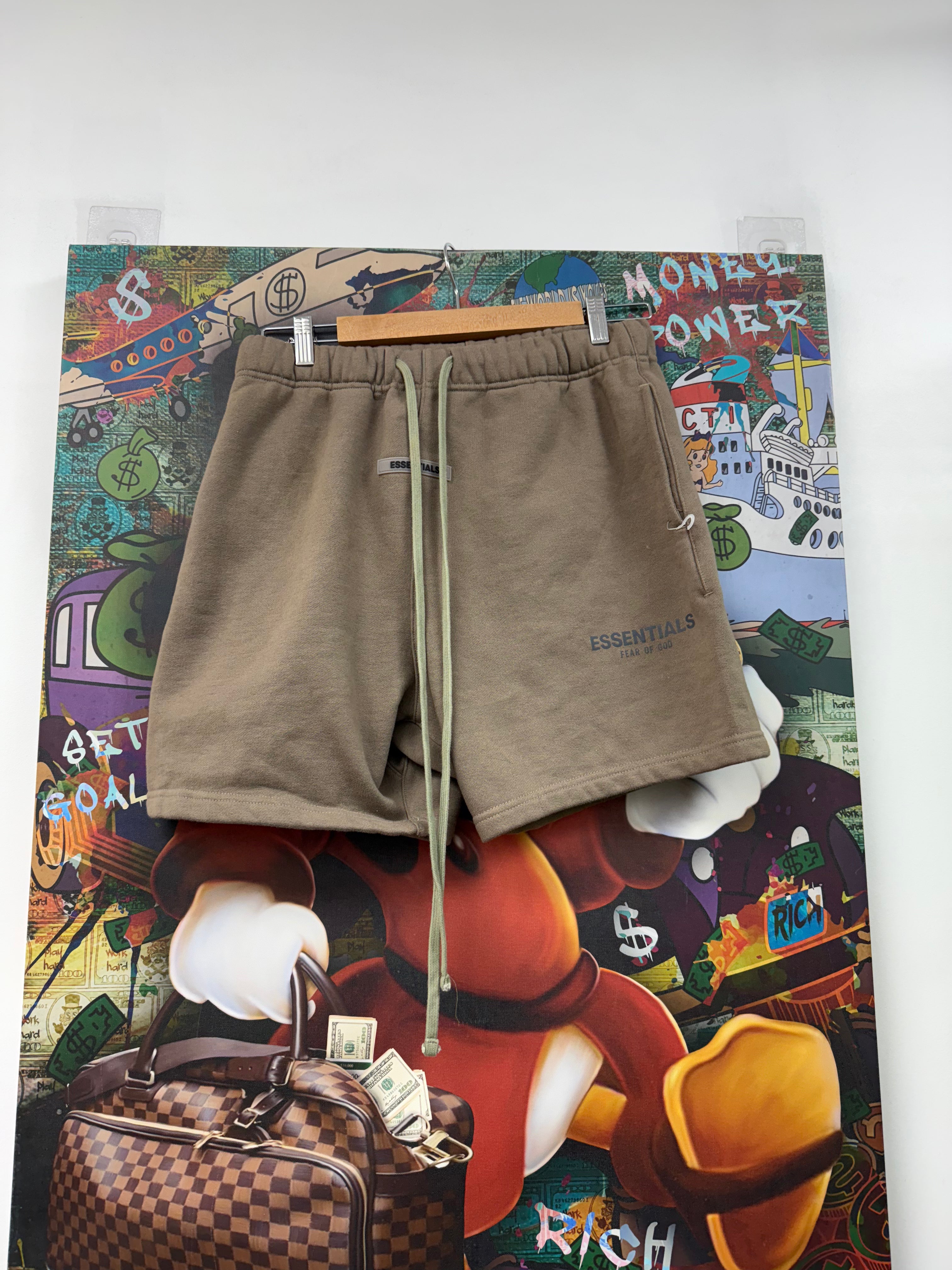 Essentials Taupe Shorts
