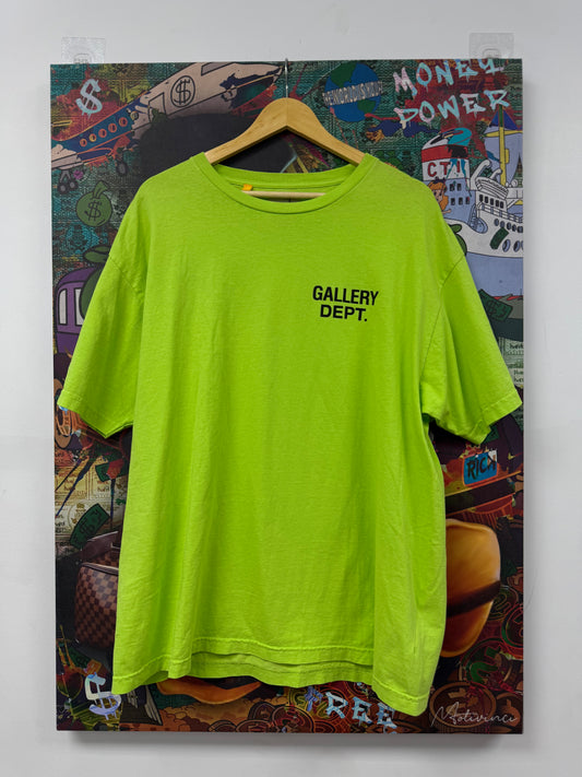 Gallery Dept Tee Lime New Large With Tags