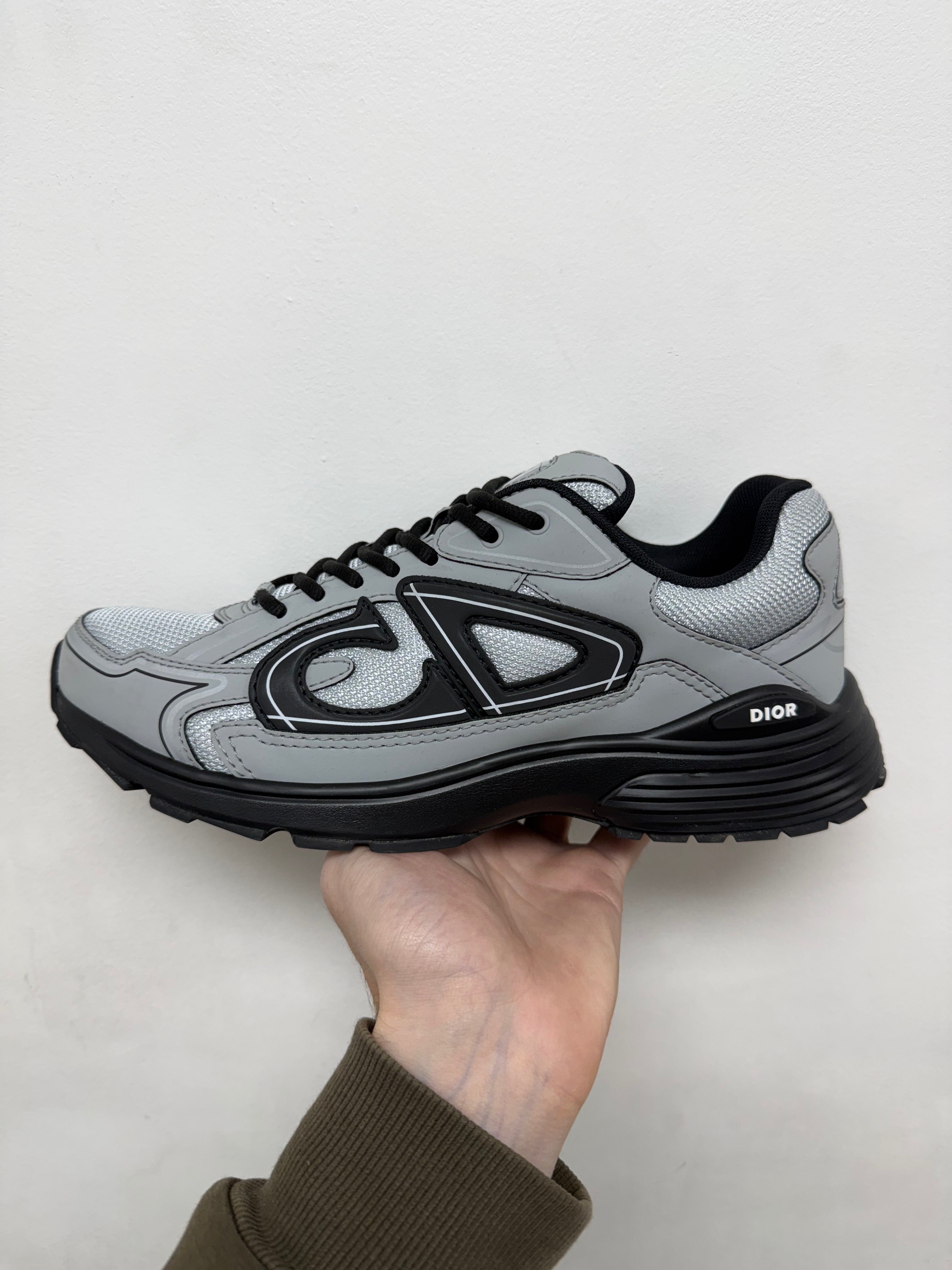Dior B30 Grey Black Sneakers