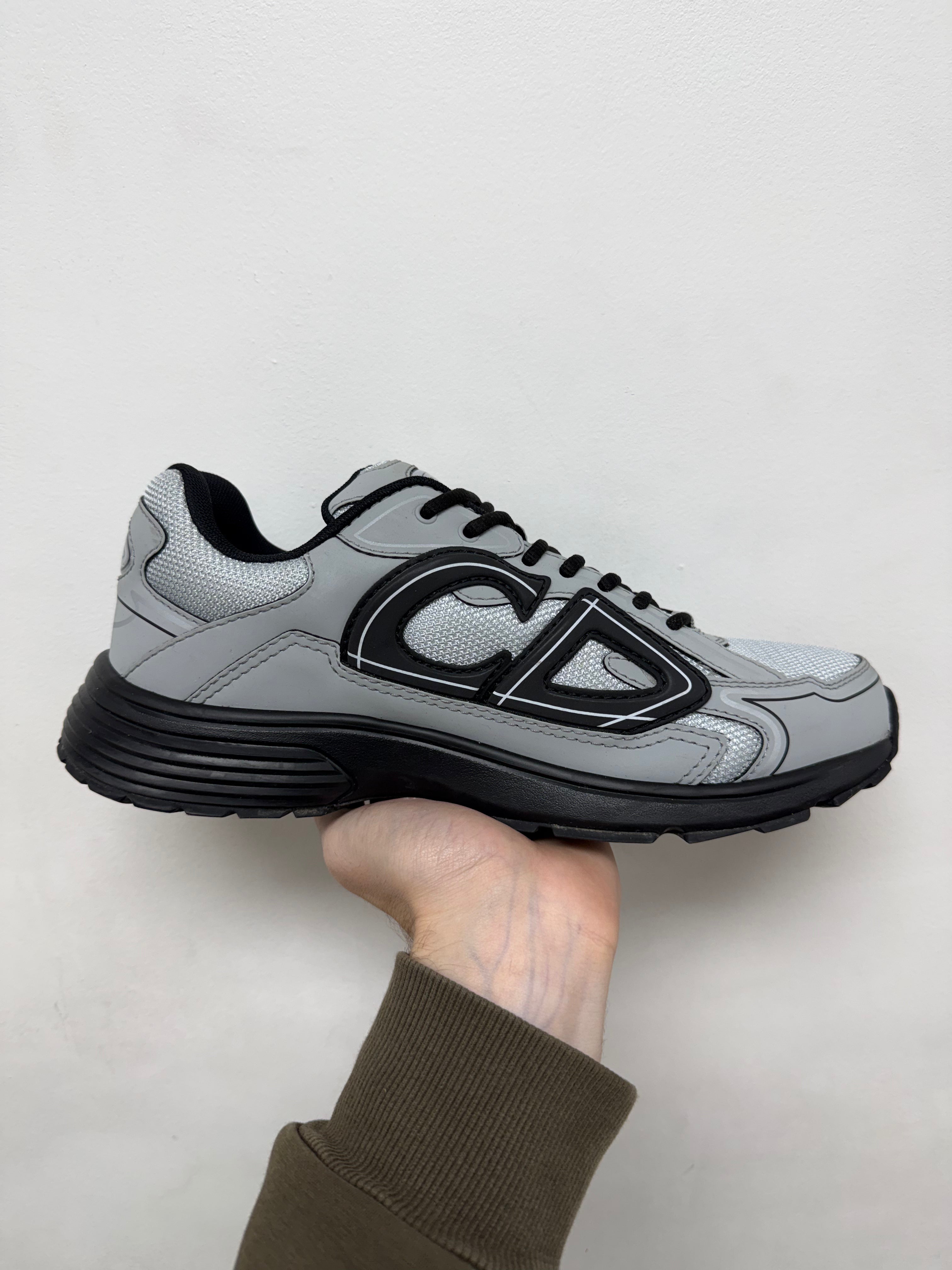 Dior B30 Grey Black Sneakers