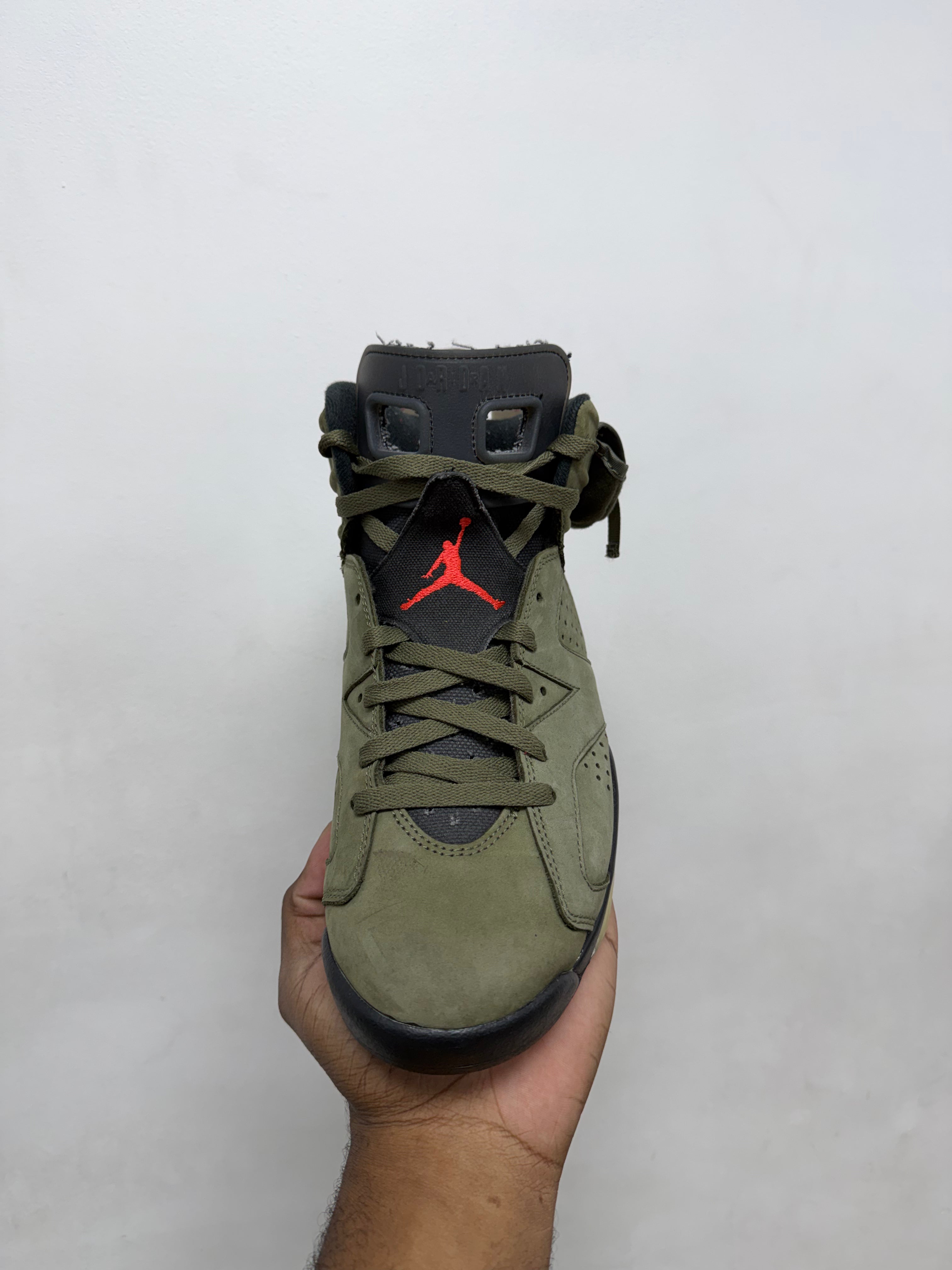 Jordan 6 Travis Scott Olive Sneakers