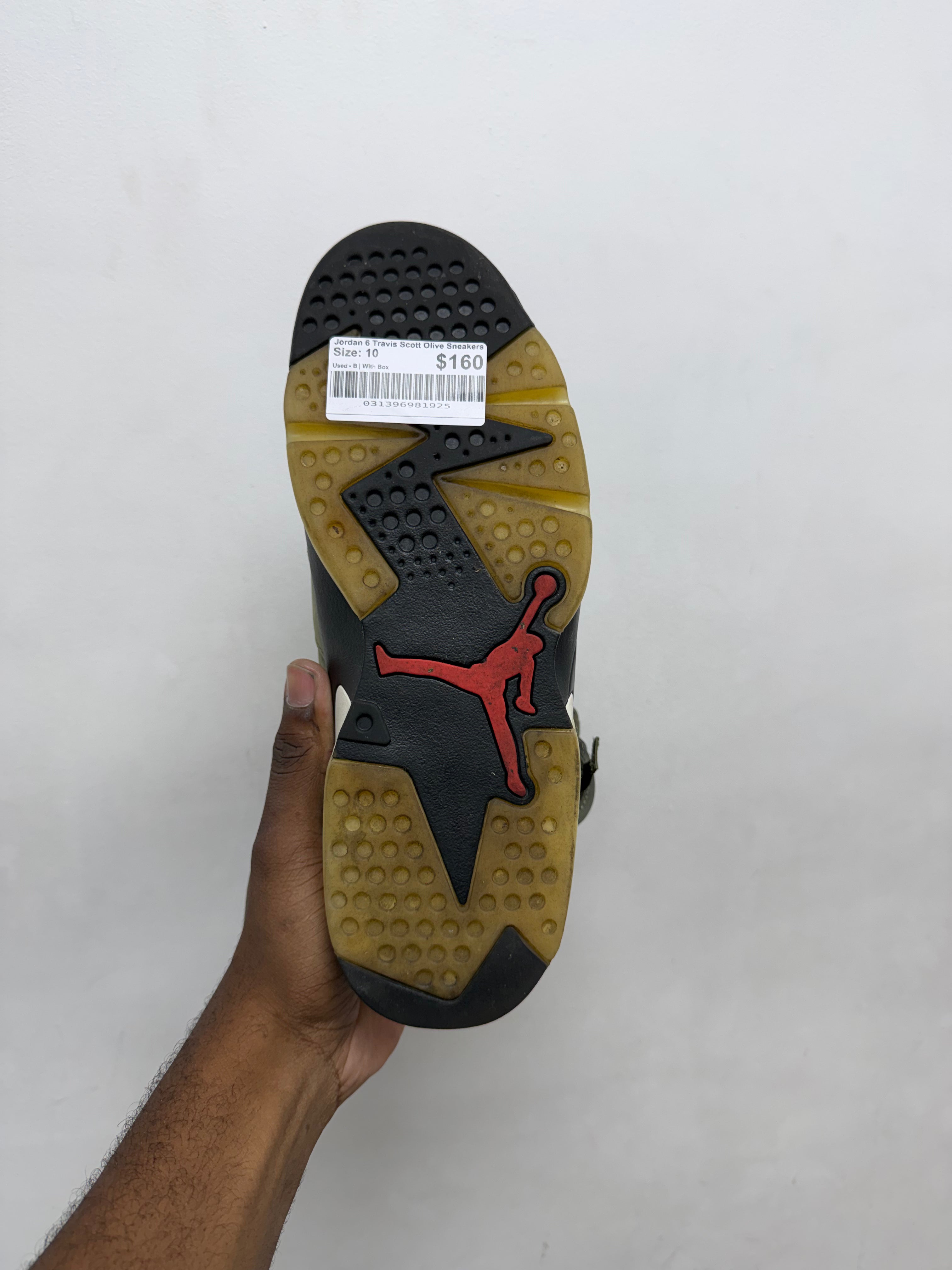 Jordan 6 Travis Scott Olive Sneakers