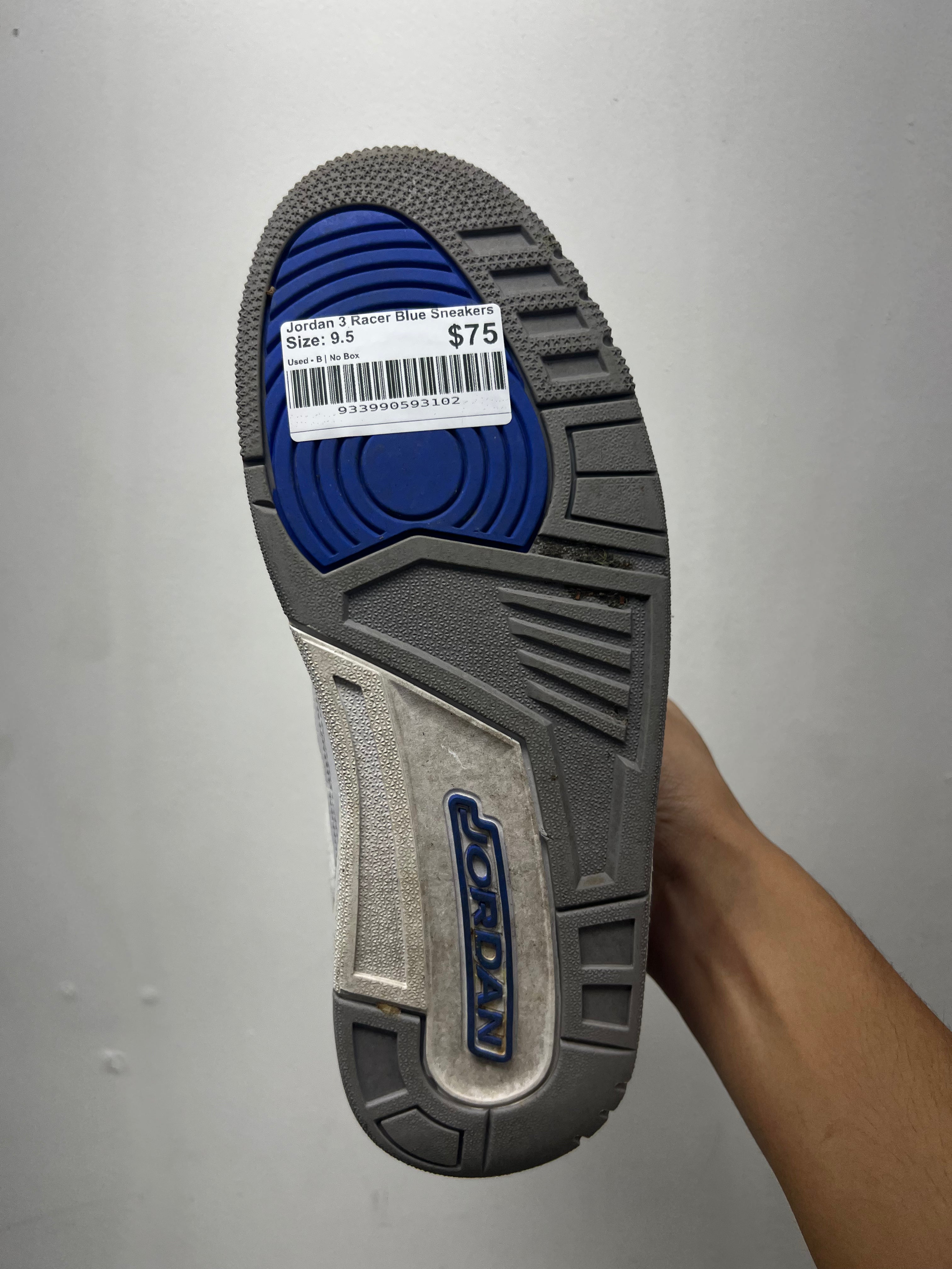 Jordan 3 Racer Blue Sneakers