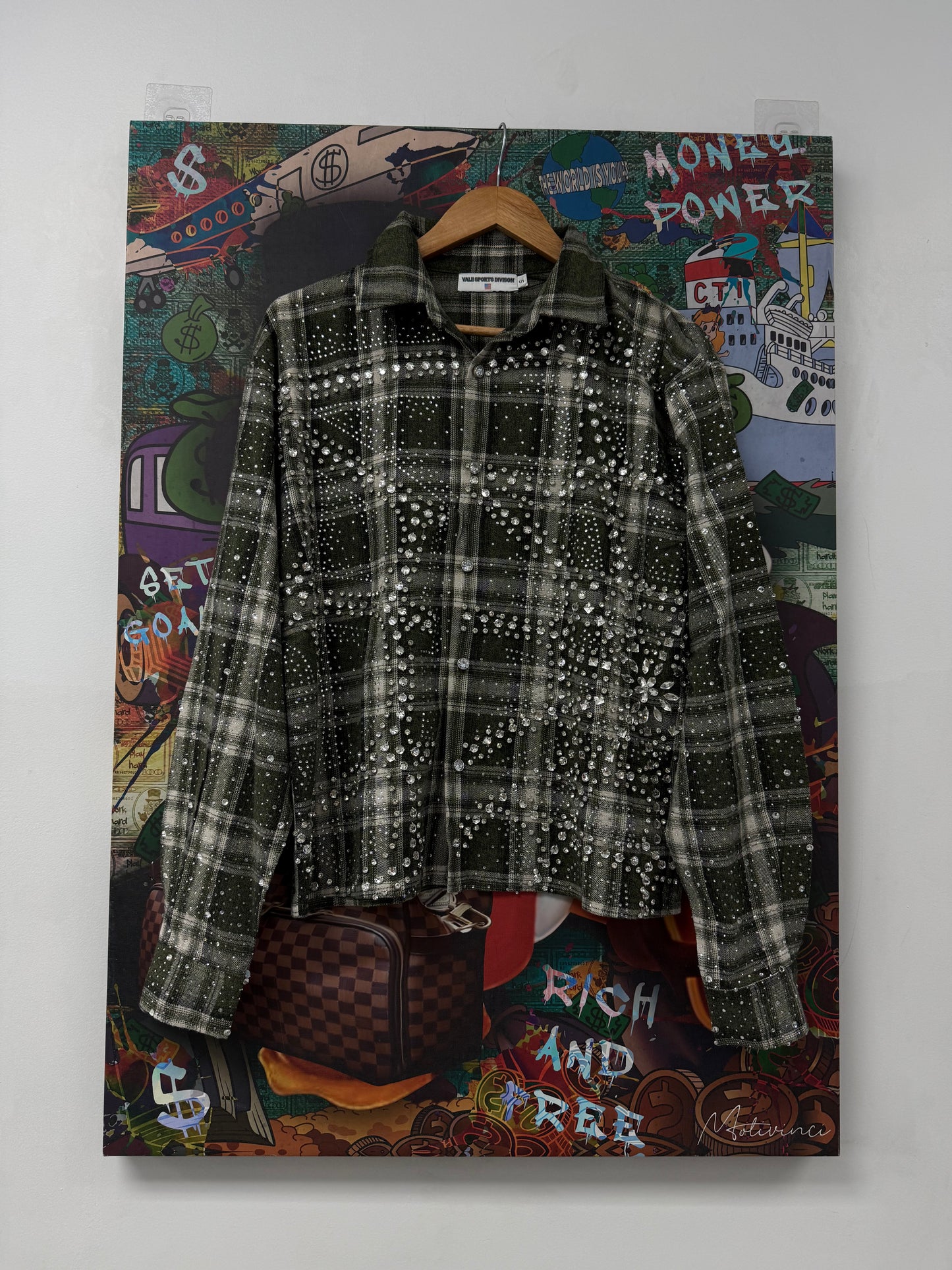 Vale Forever Campfire Flannel Green New (S XL) New