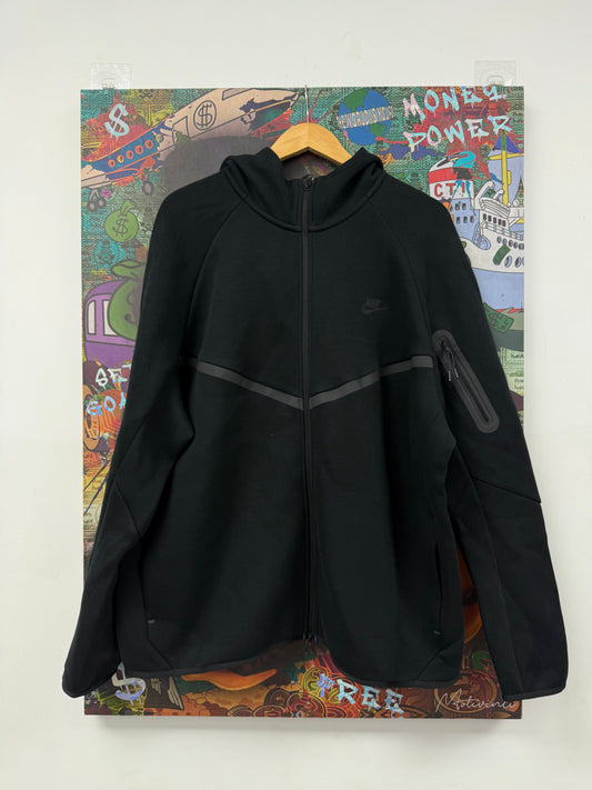 Nike Tech Zip Up Black New Kid's XL (Fits XS) With Tags