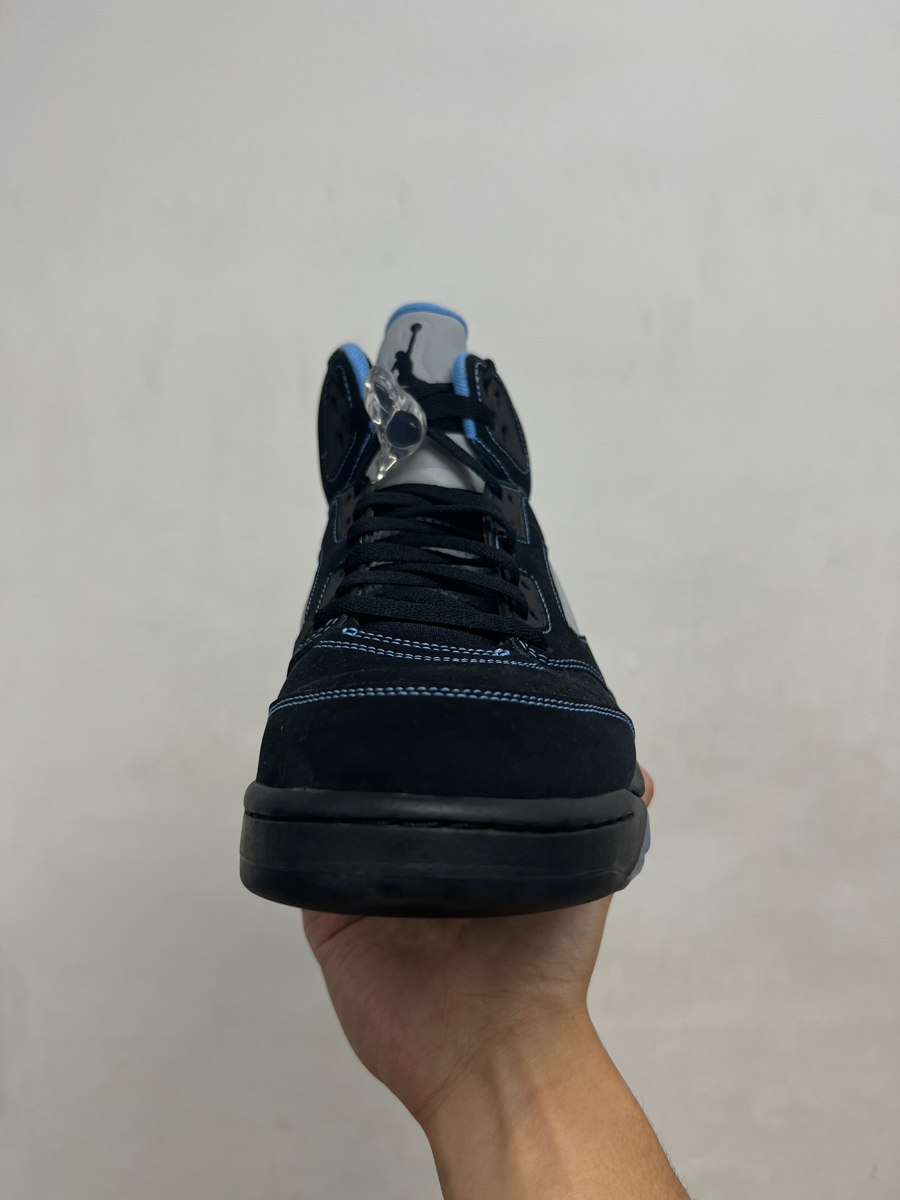 Jordan 5 Black University Blue Sneakers