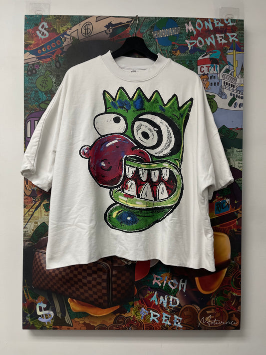 Billionaires Studios White Tee Used