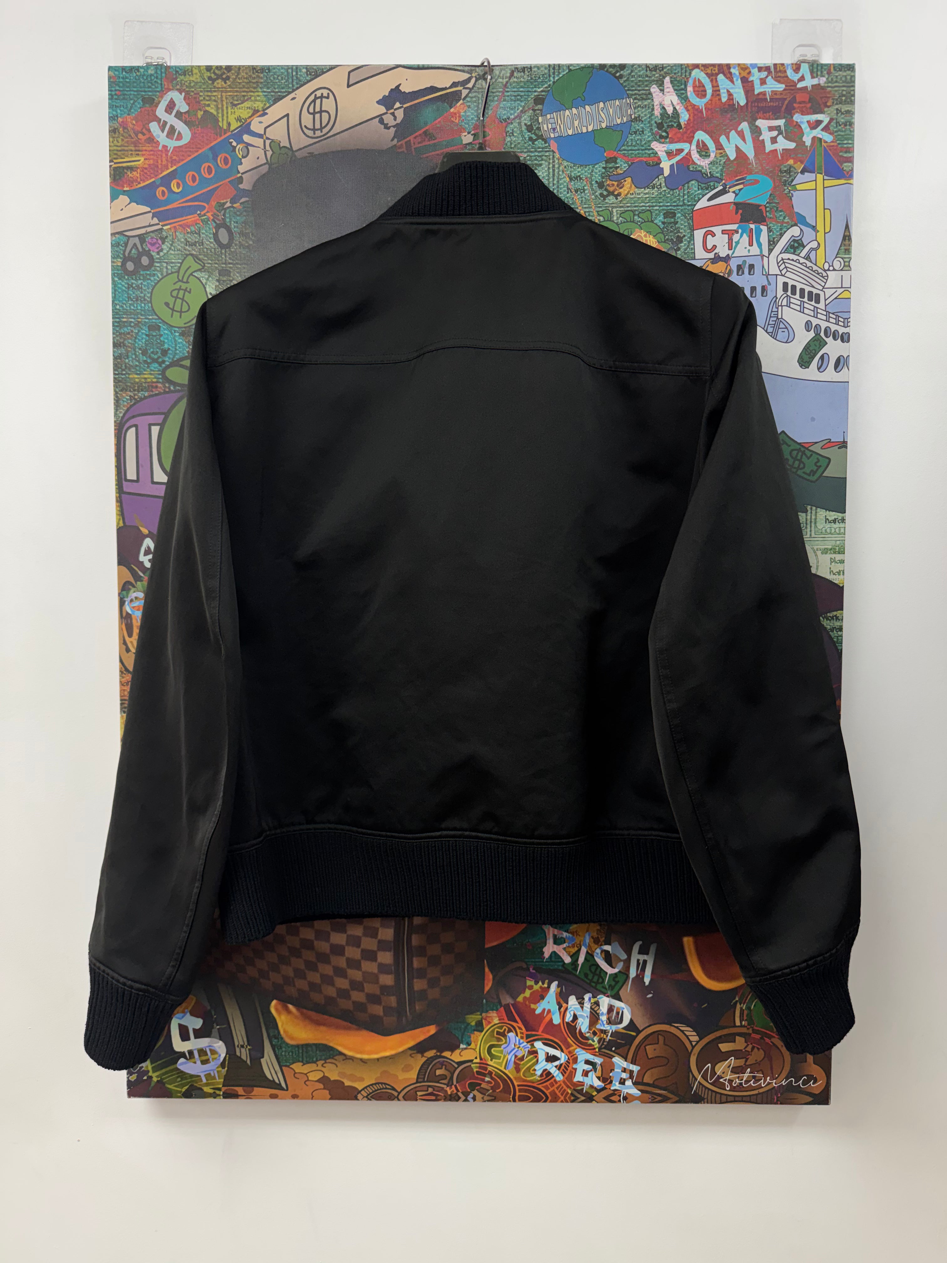 Rick Owens Black Nylon Heizer Bela Cargo Jacket