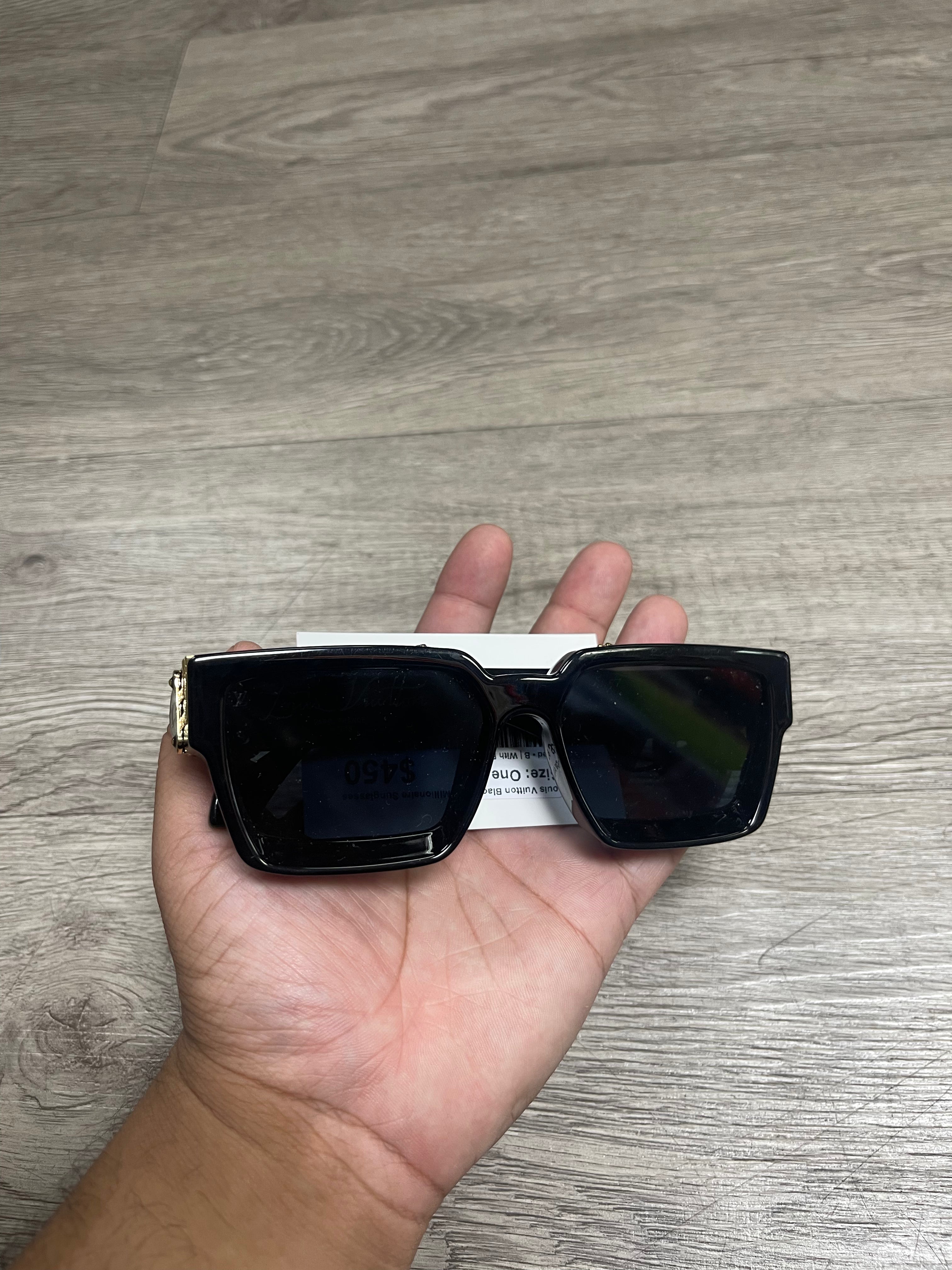 Louis Vuitton Black Gold Millionaire Sunglasses