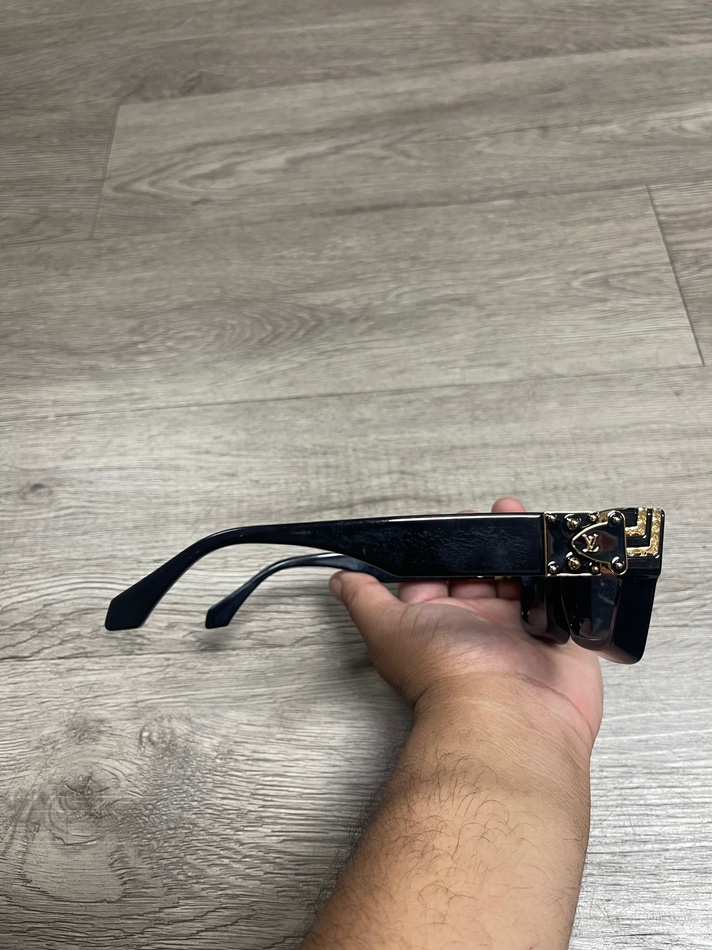 Louis Vuitton Black Gold Millionaire Sunglasses