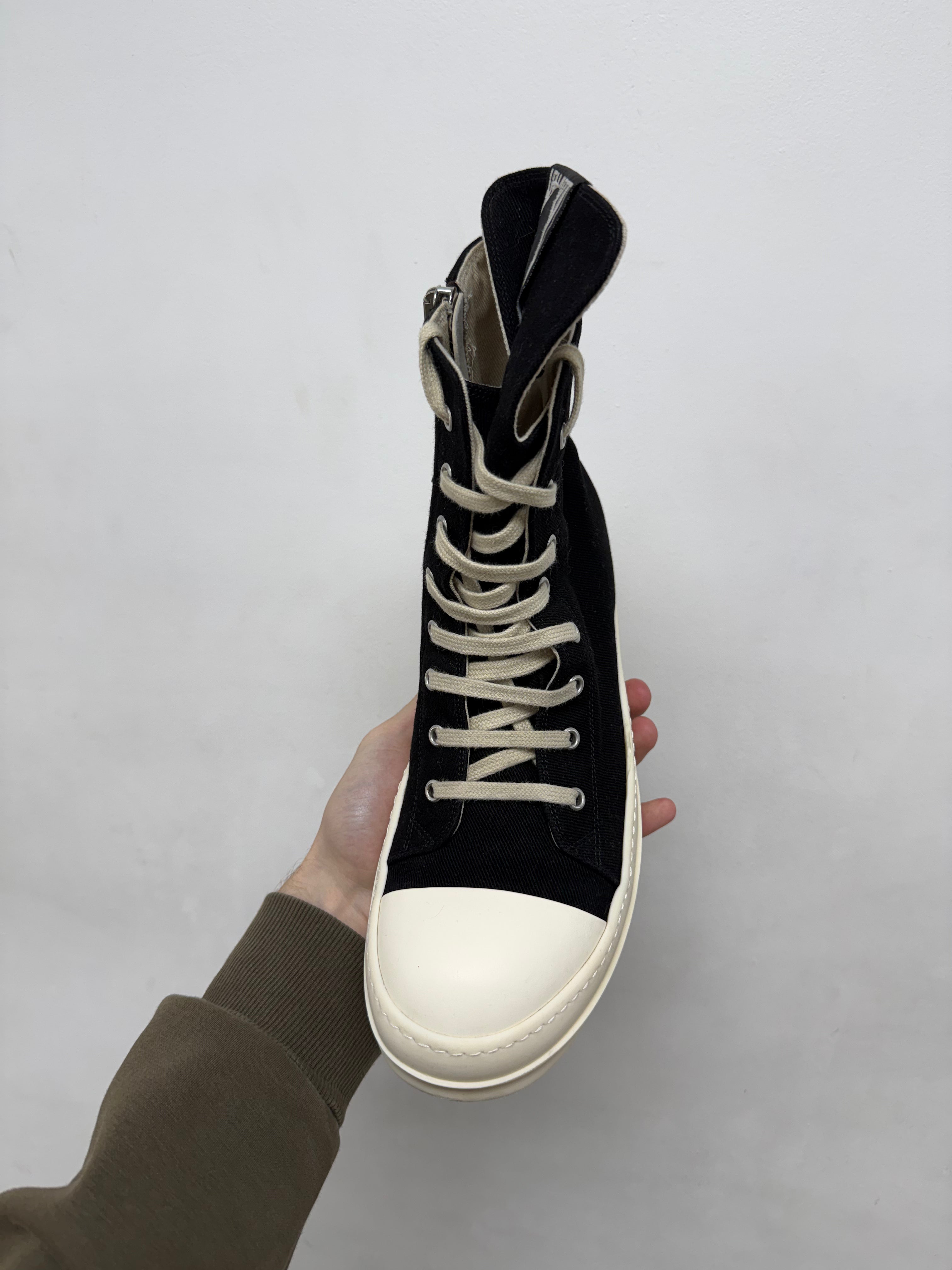Rick Owens Black & Milk 'DRKSHDW' Sneakers