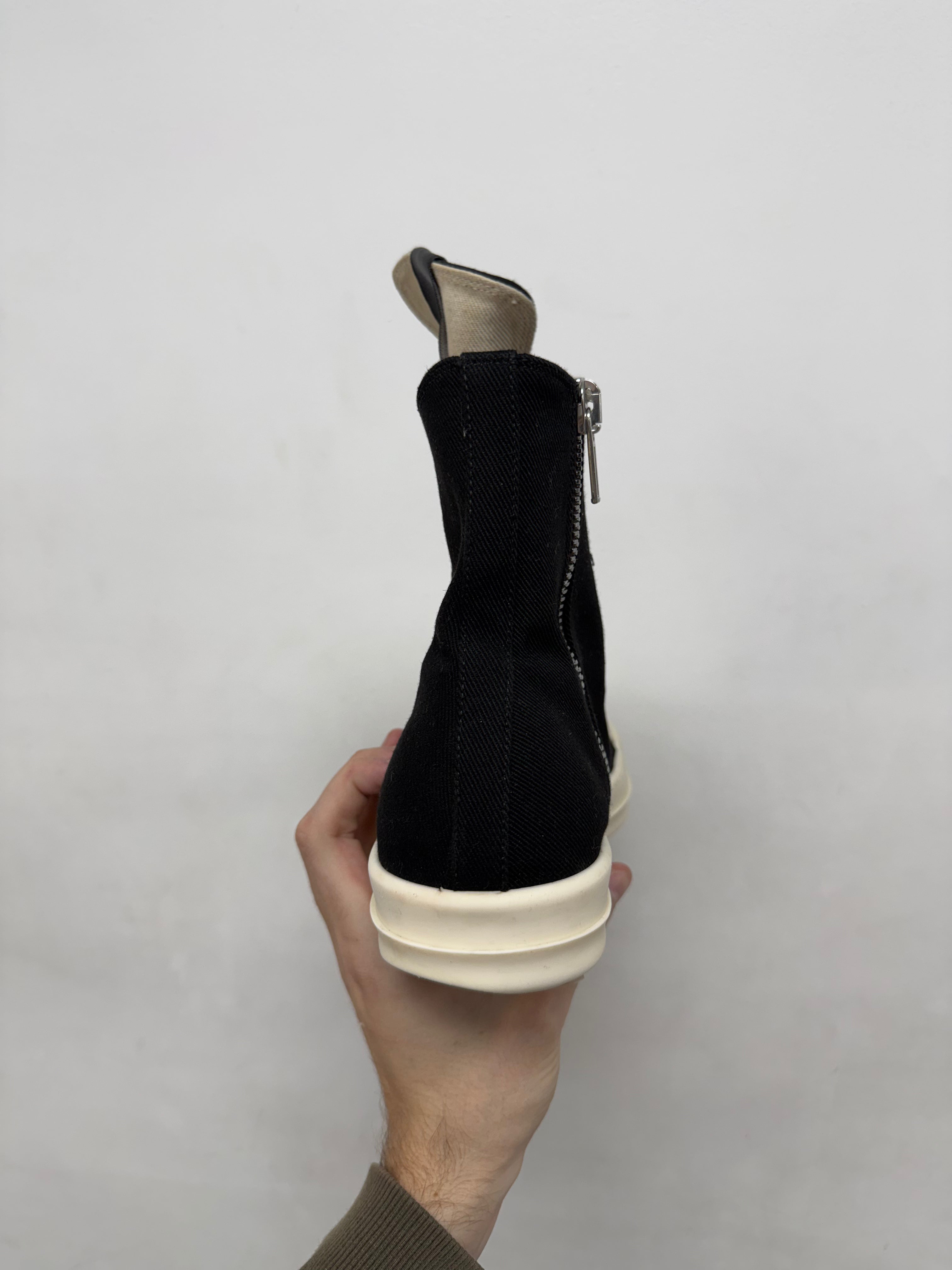 Rick Owens Black & Milk 'DRKSHDW' Sneakers