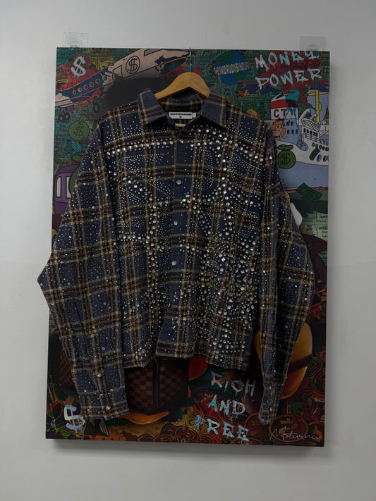 Vale Forever Moonlight Flannel Blue (S-XXL) New