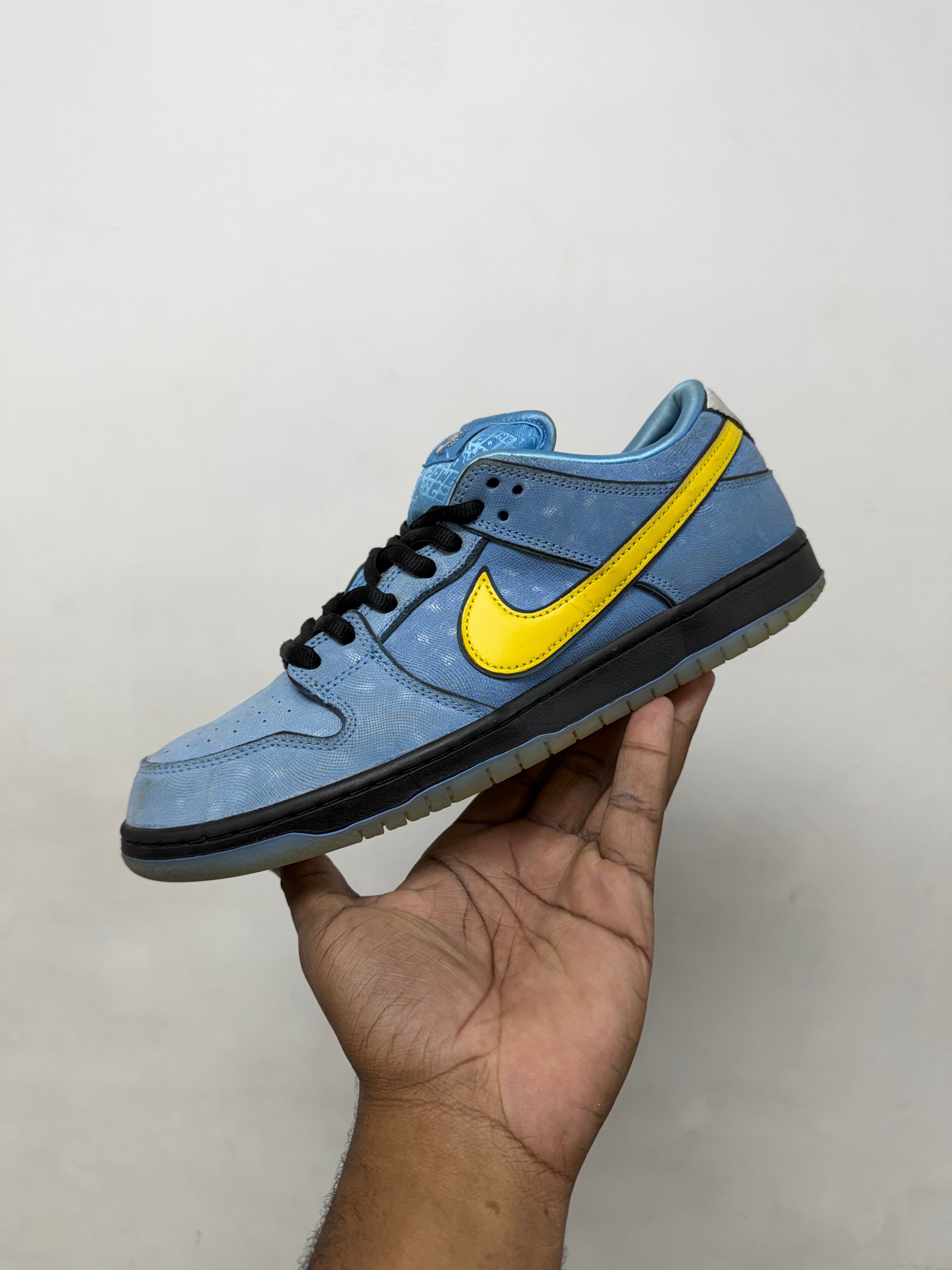 Nike SB Dunk Low Power Puff Buttercup size:11 Used