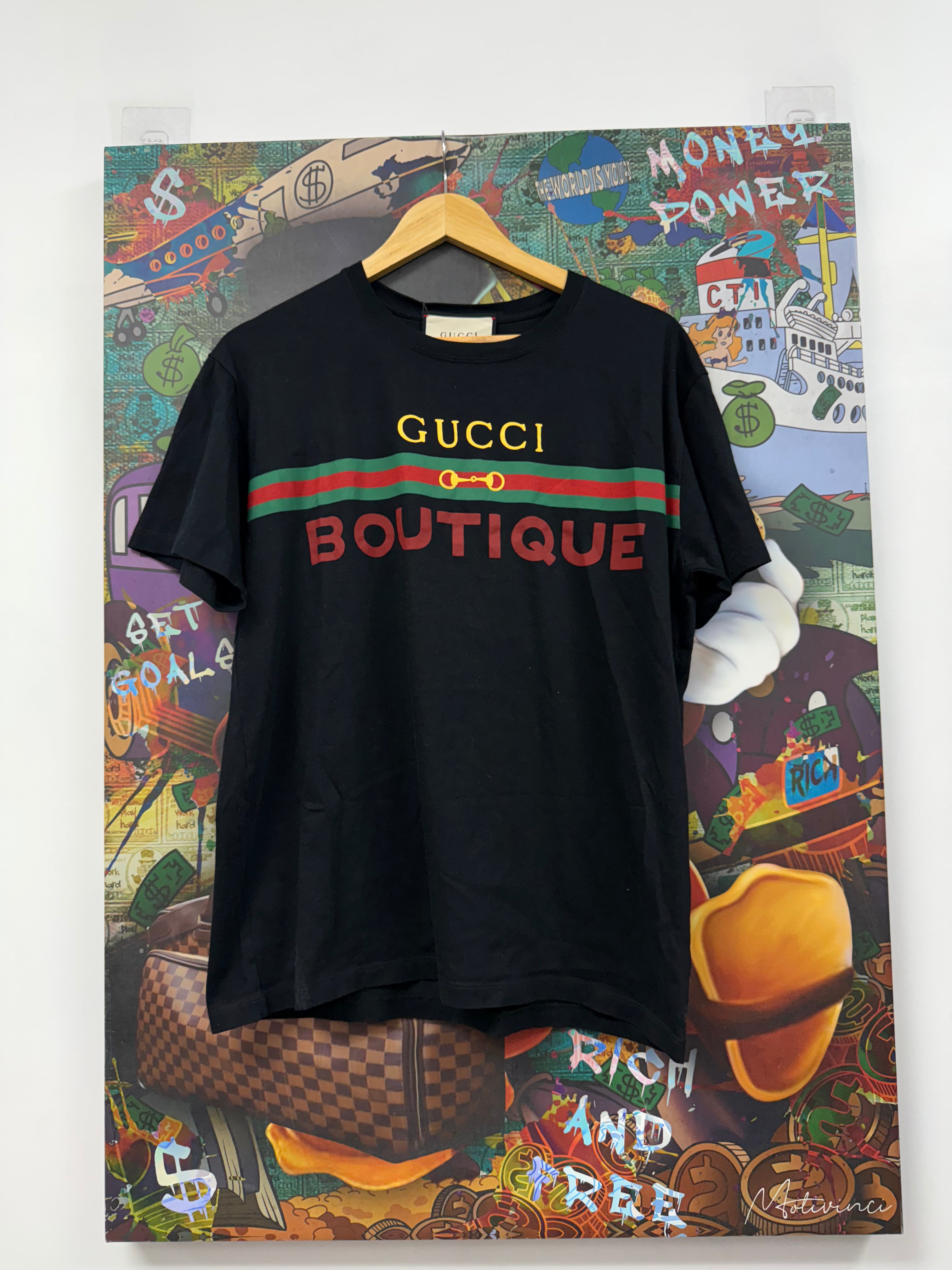 Gucci Black Red Green Boutique Tee