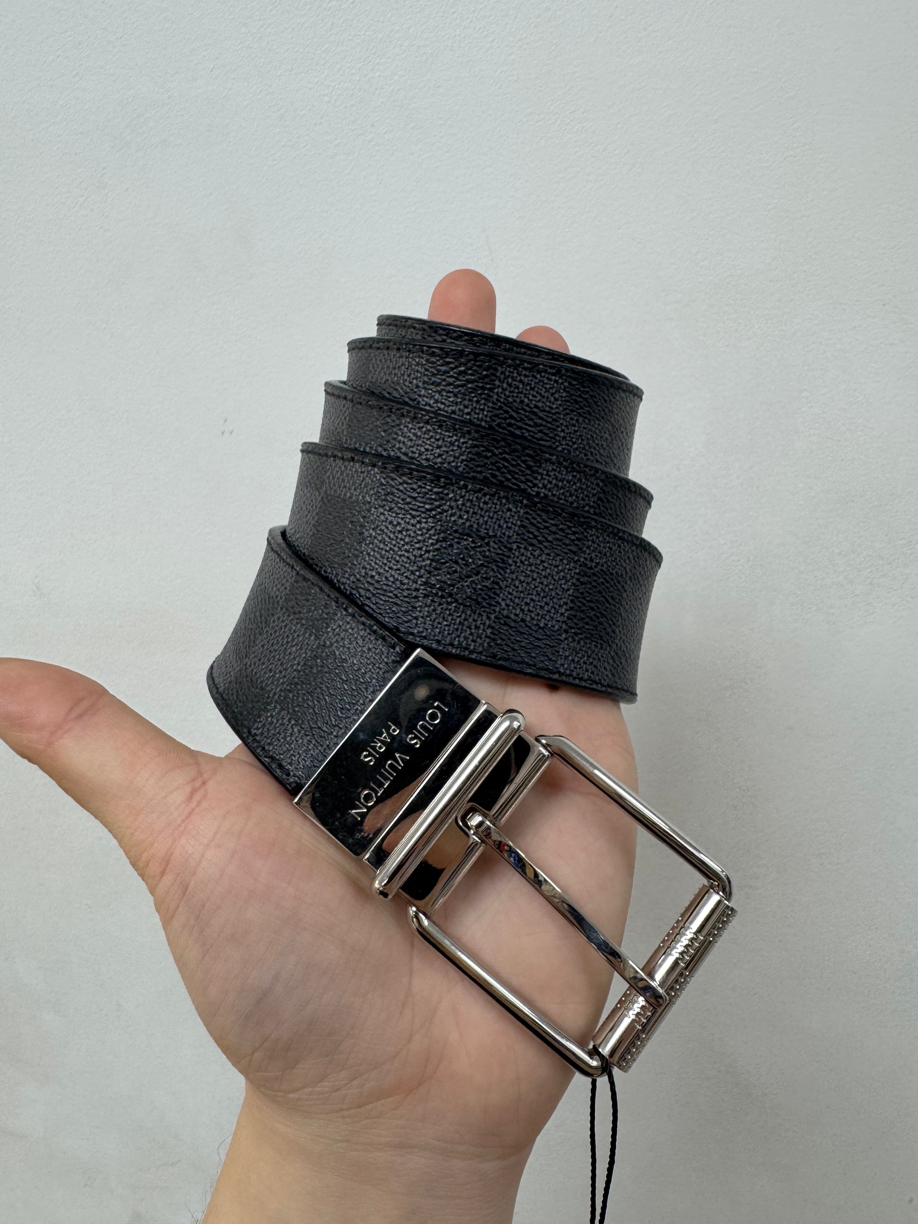 Louis Vuitton Black Damier Belt