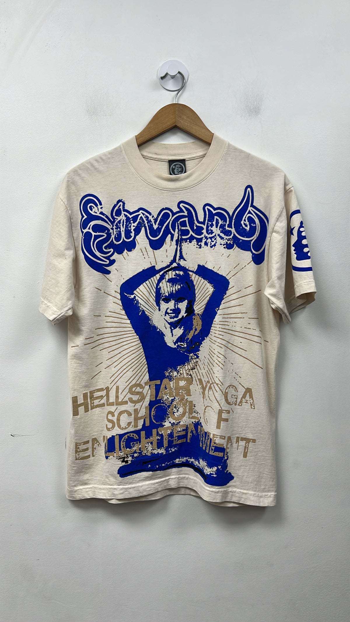 Hellstar Blue Cream  Yoga Tee