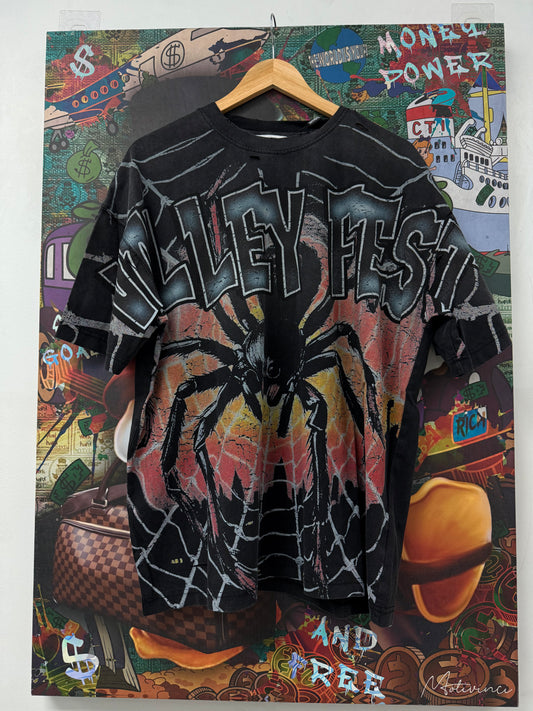 Vale Forever Widow Big Tee Black & Orange Tee