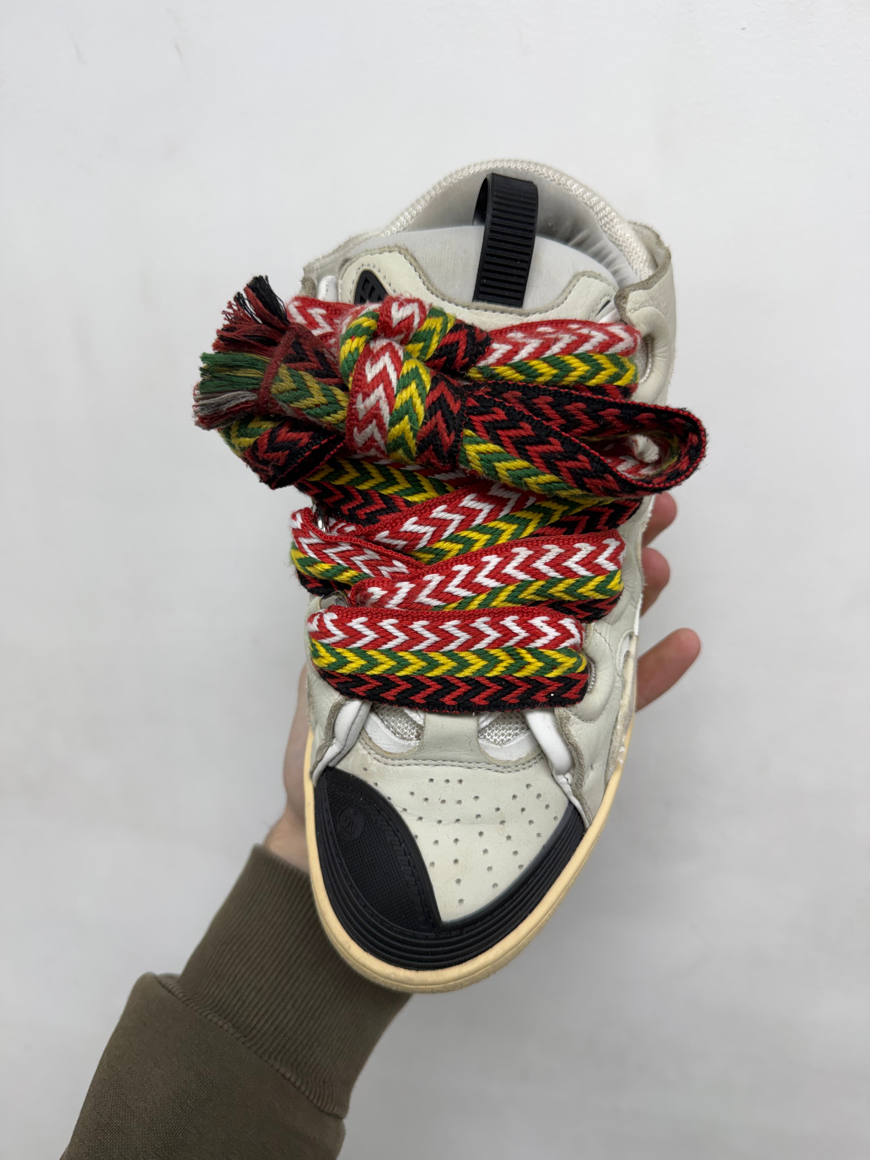 Lanvin Cream Rasta Sneakers