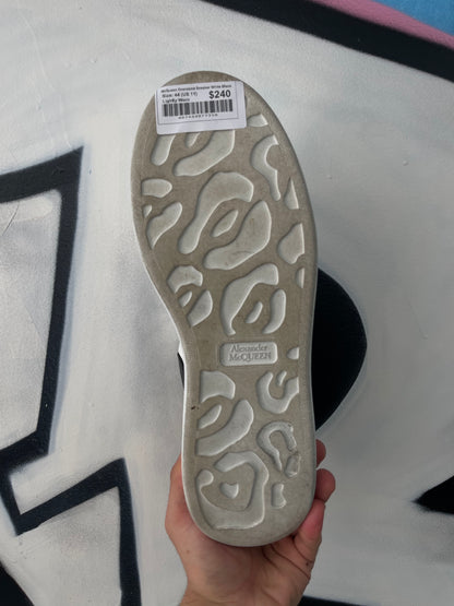 McQueen Oversized Sneaker White Black Lightly Worn With Box