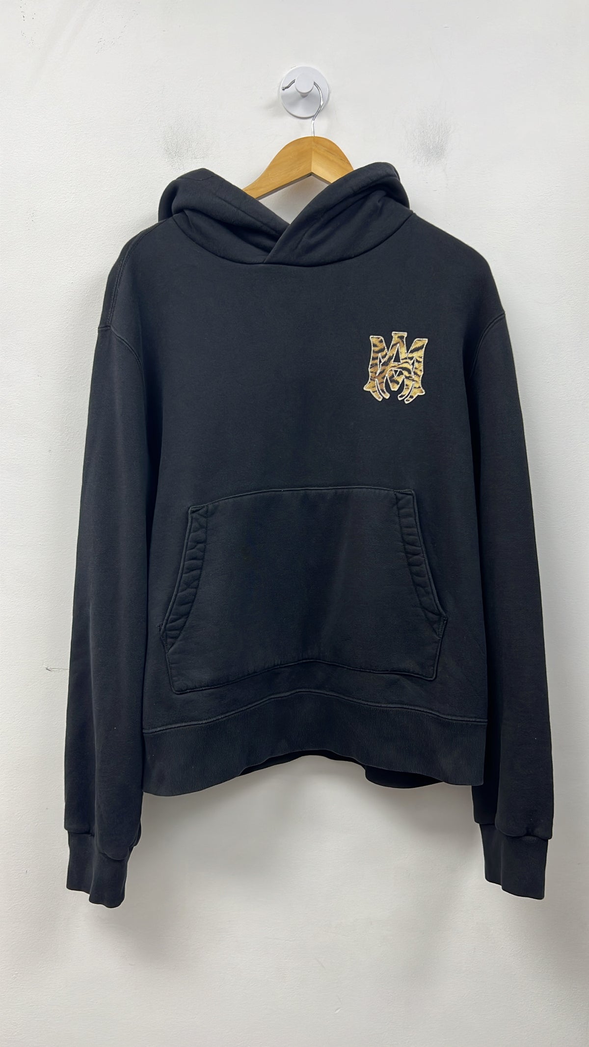 Amiri Black Cheetah MA Hoodie