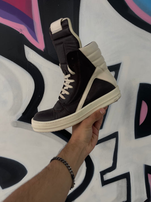 Rick Owens Geobasket High Top Sneakers