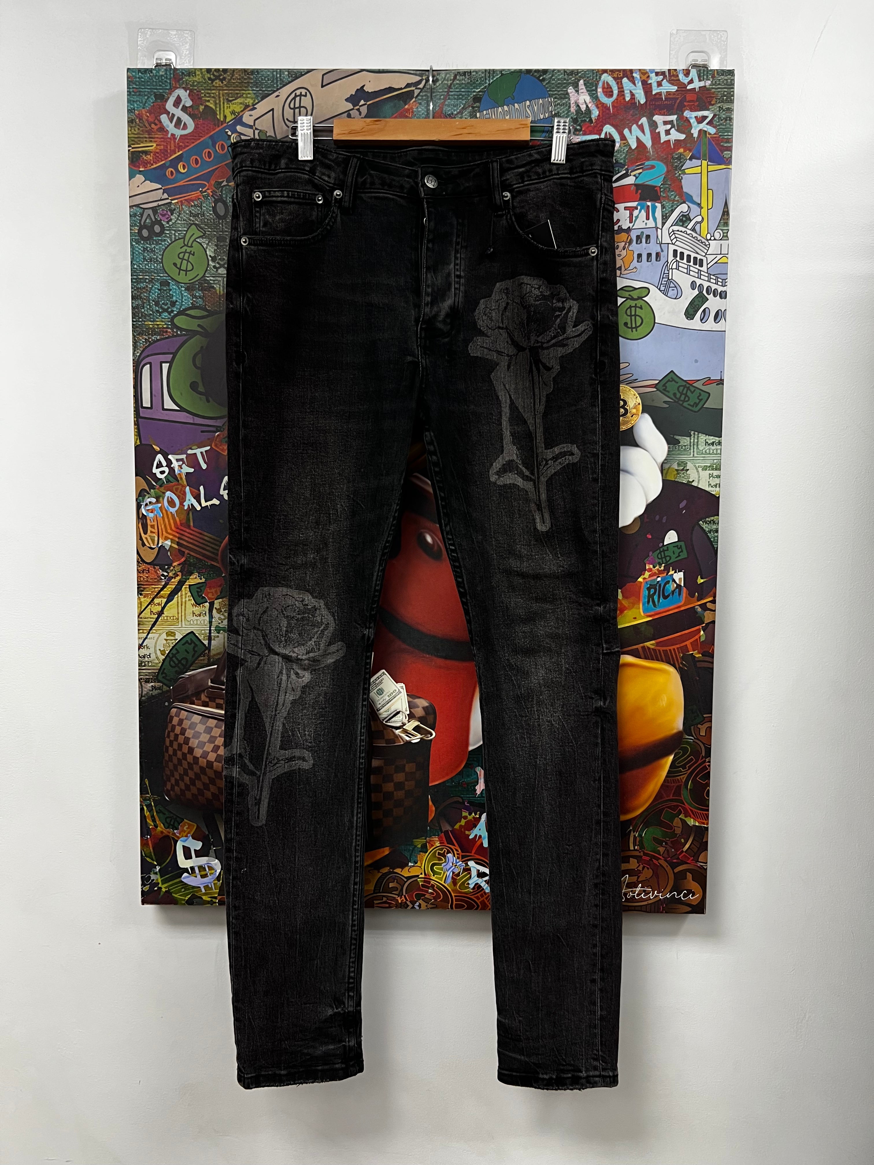 Ksubi Black Wash Rose Jeans