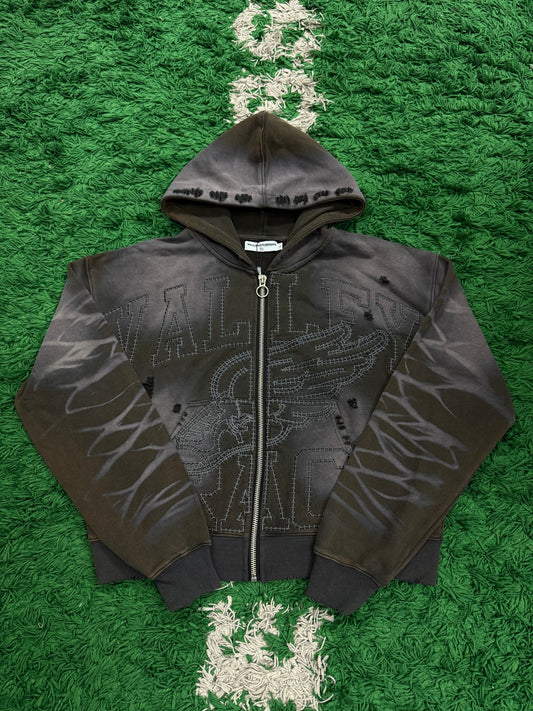 Vale Forever Storm Garden Zip Up Hoodie (S XL) New