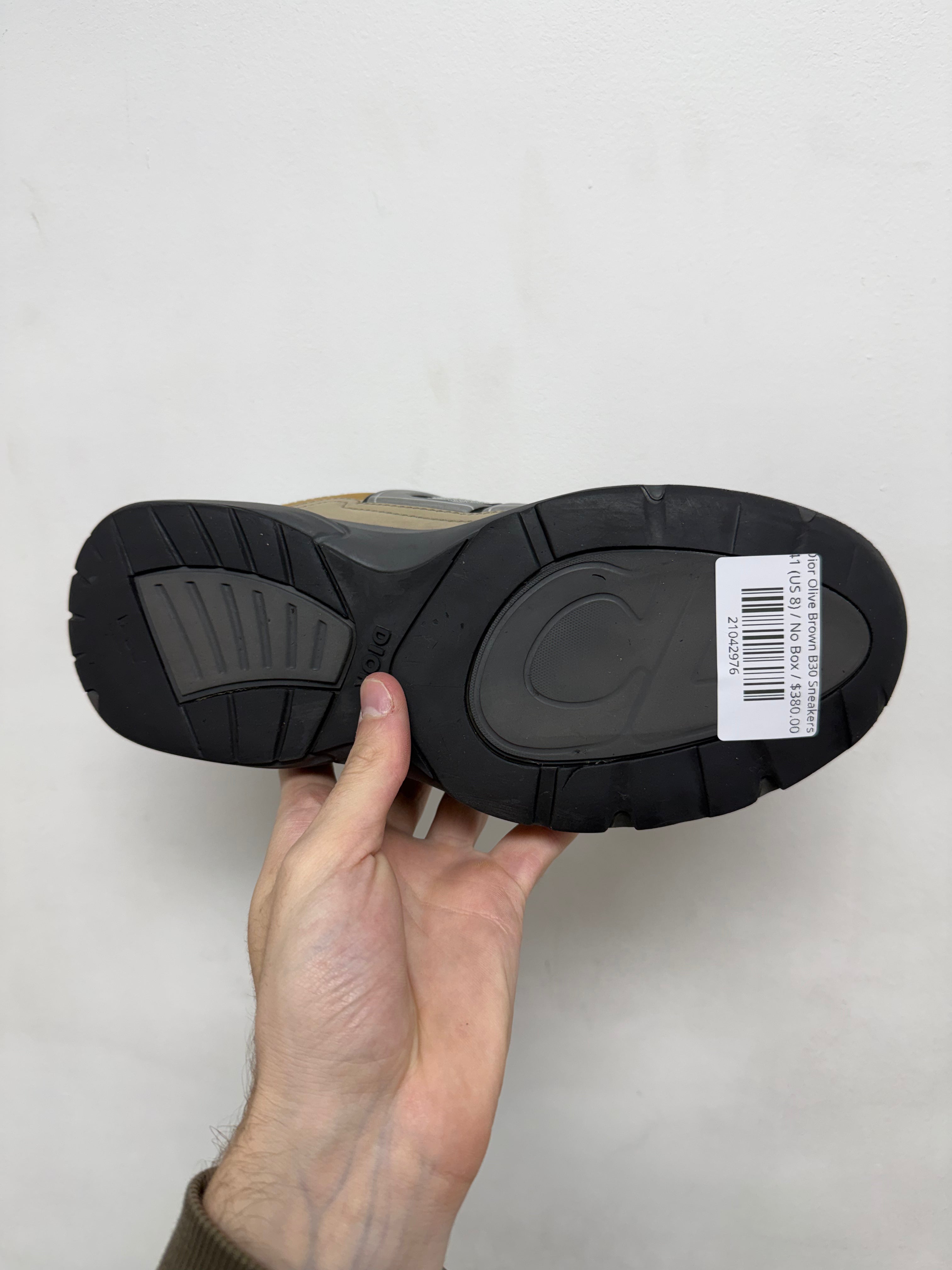 Dior Olive Brown B30 Sneakers