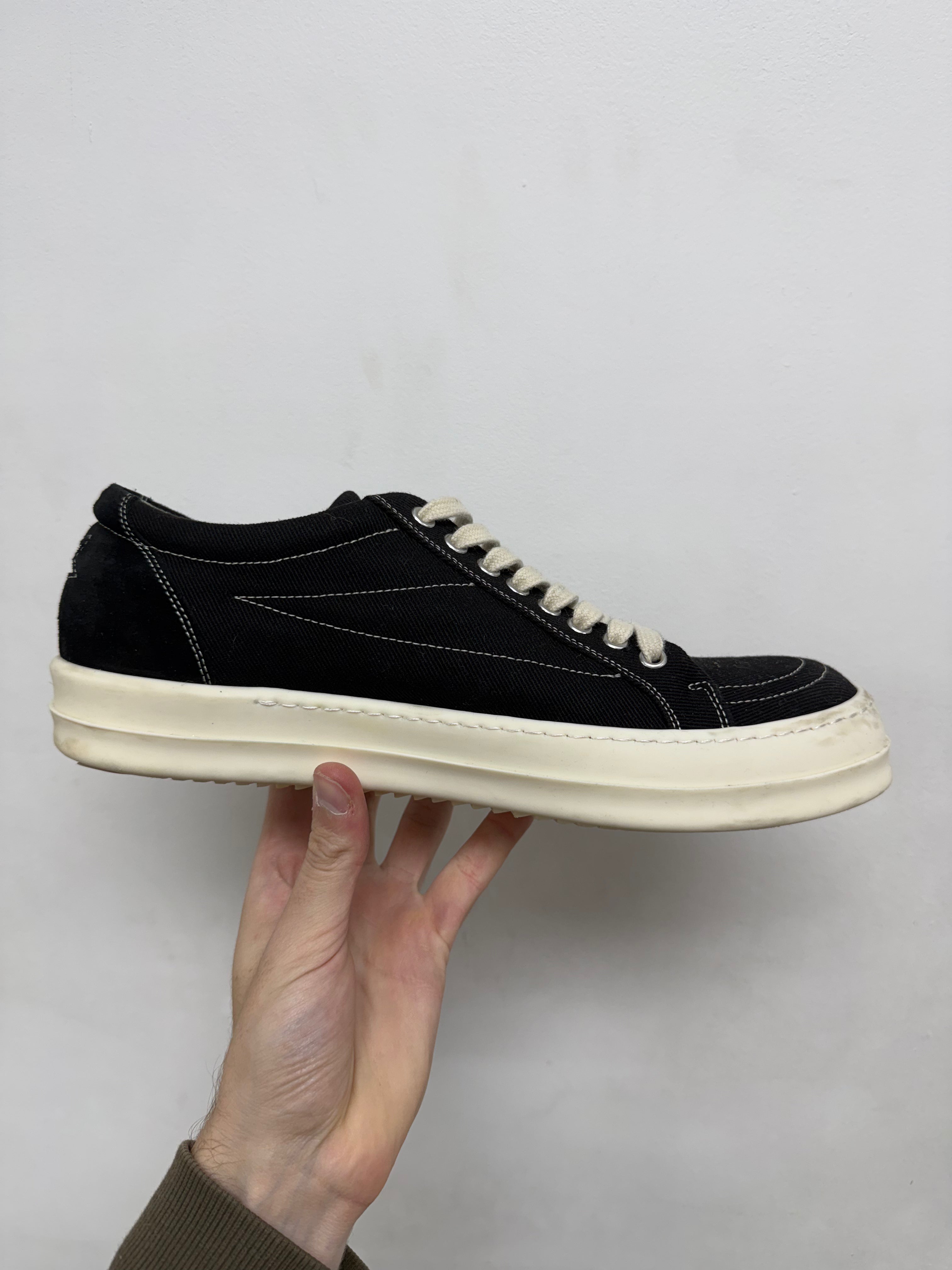 Rick Owens Black Vintage Penta Low Sneakers