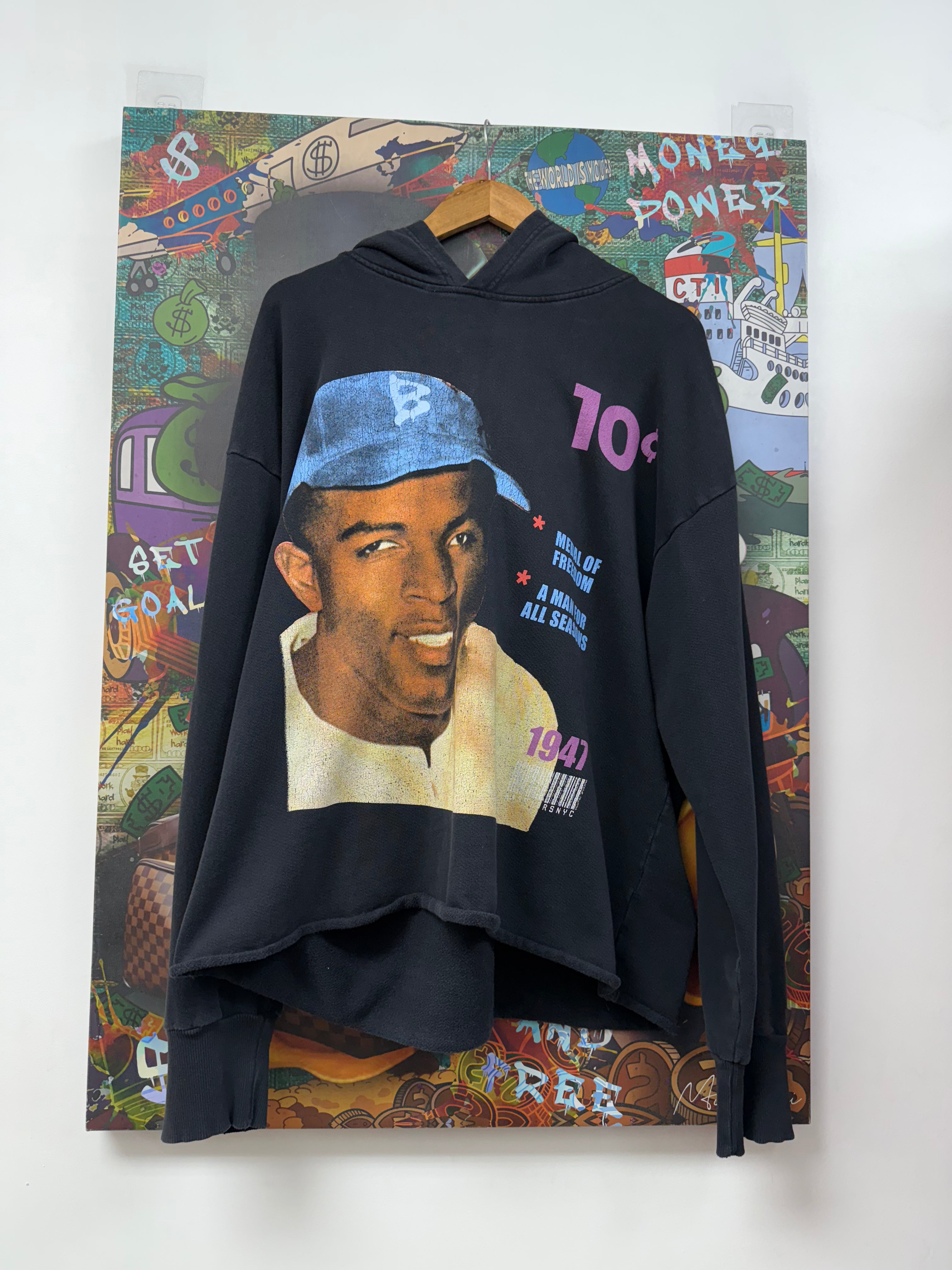 Barriers Black Jackie Robinson Hoodie