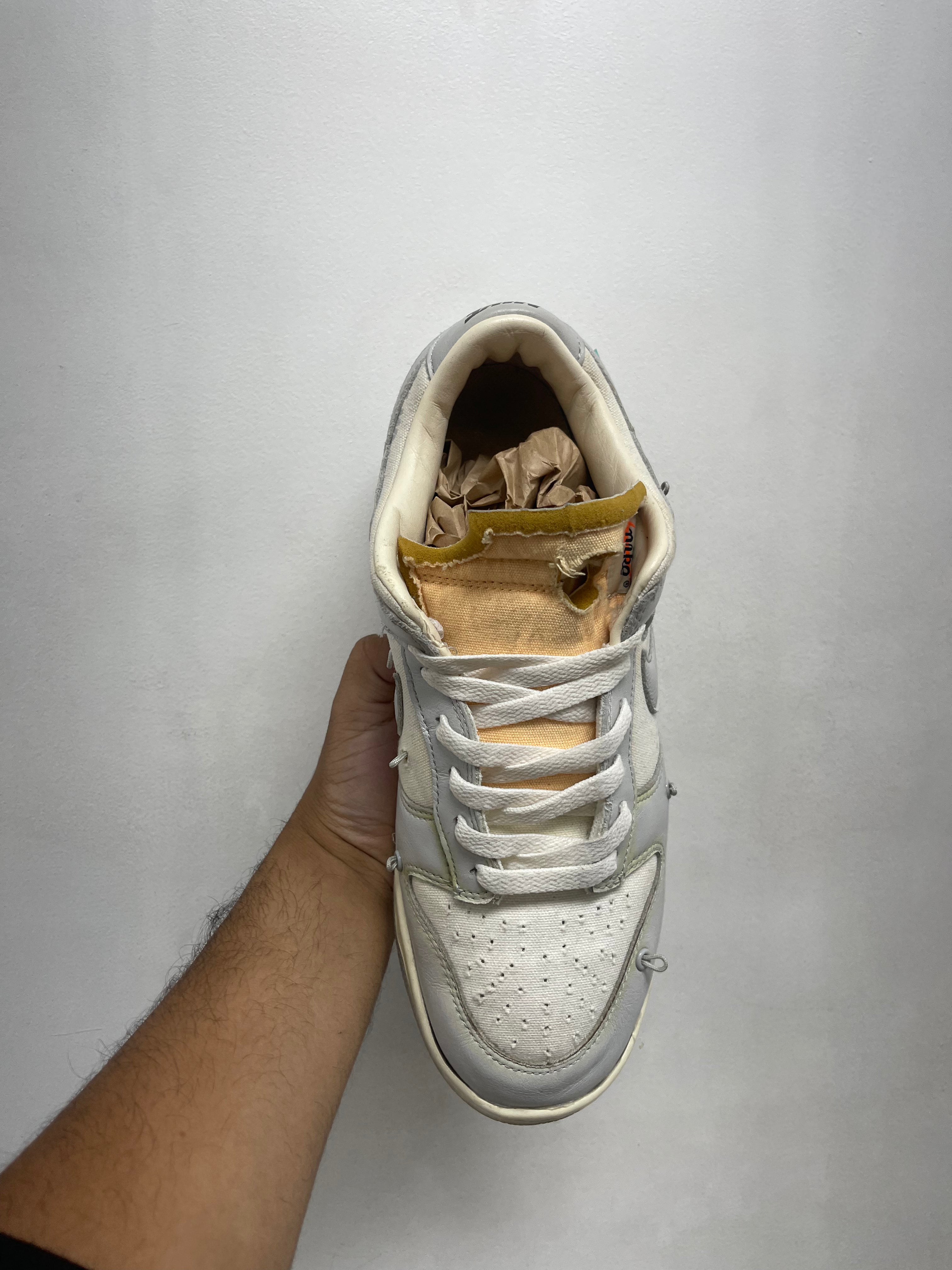 Nike x Off-White Nike Dunk Low Lot 9 Used 10 No Box