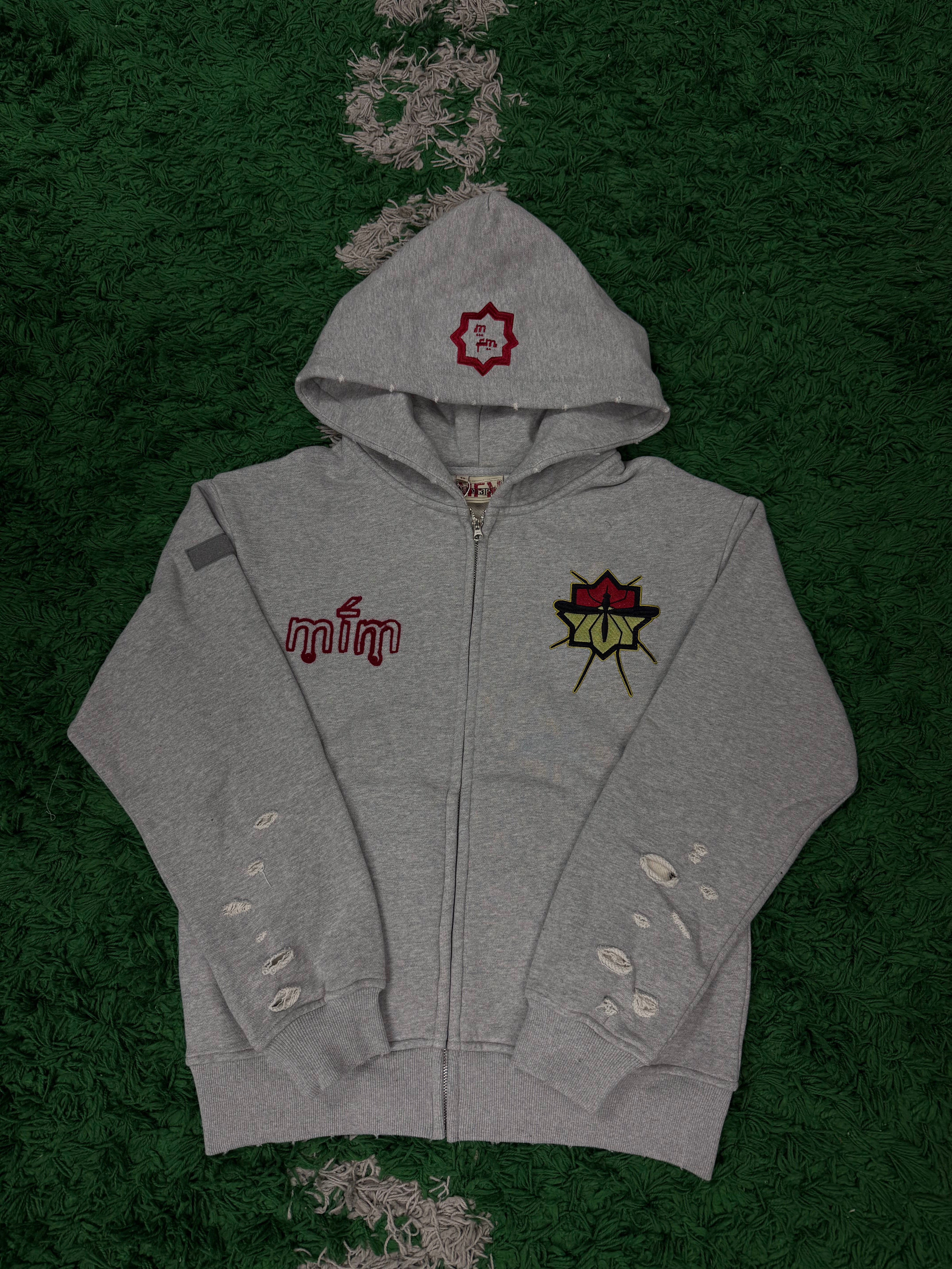 Murd333r.FM Special Ops Zip Up Grey (S-XL) New