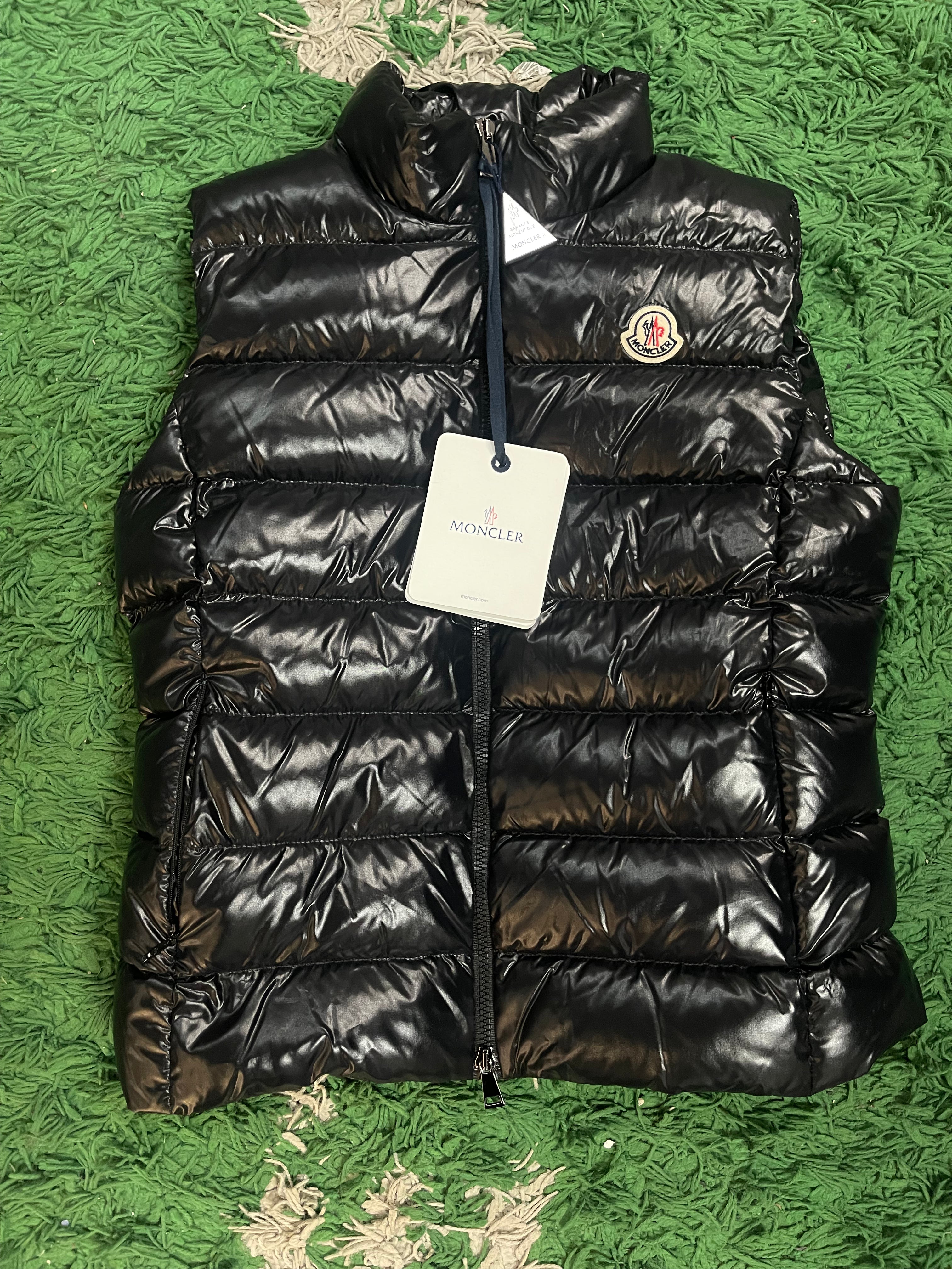 Moncler Black Vest Puffer Vest