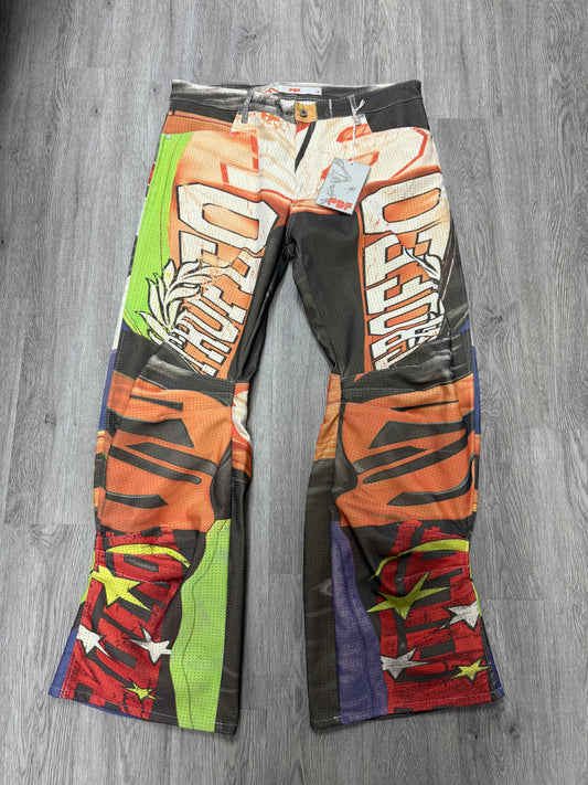 PDF Channel No Name Multicolor Jeans New 36 With Tags