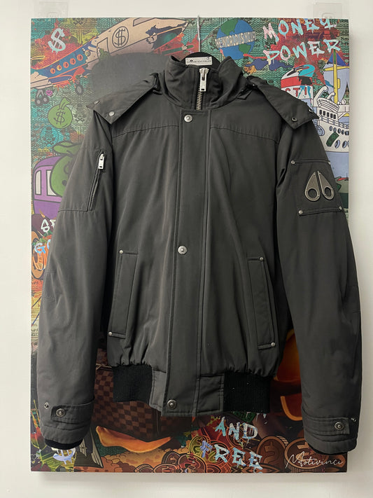 Moose Knuckles Bomber Grey Jacket