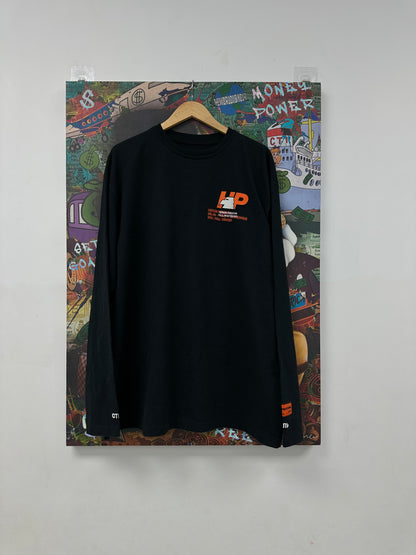 Heron Preston Milan LS Black Baby Blue Used Medium