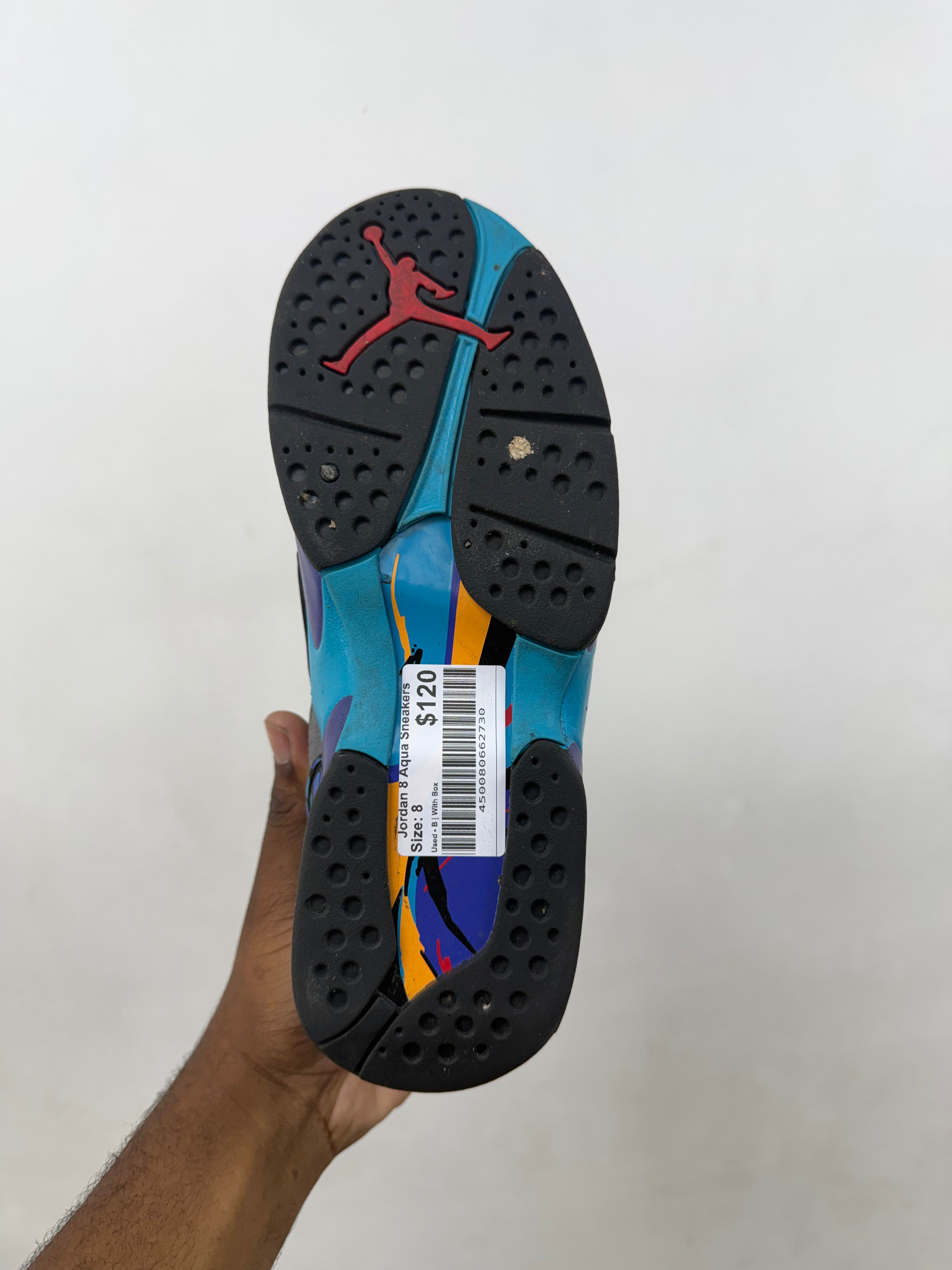 Jordan 8 Aqua Sneakers