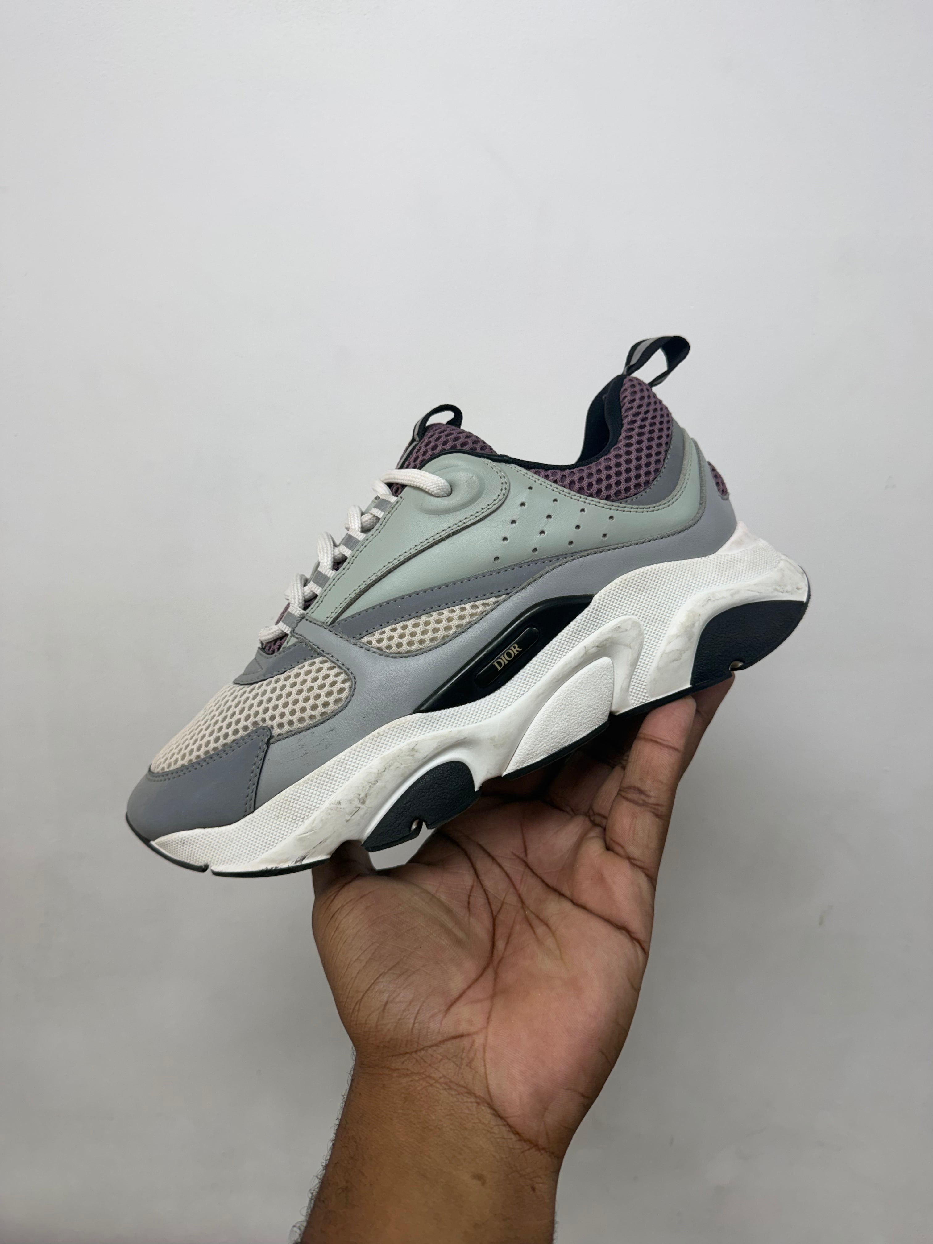 Dior B22 Teal Violet Sneakers