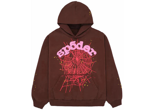 Sp5der Hoodie Brown