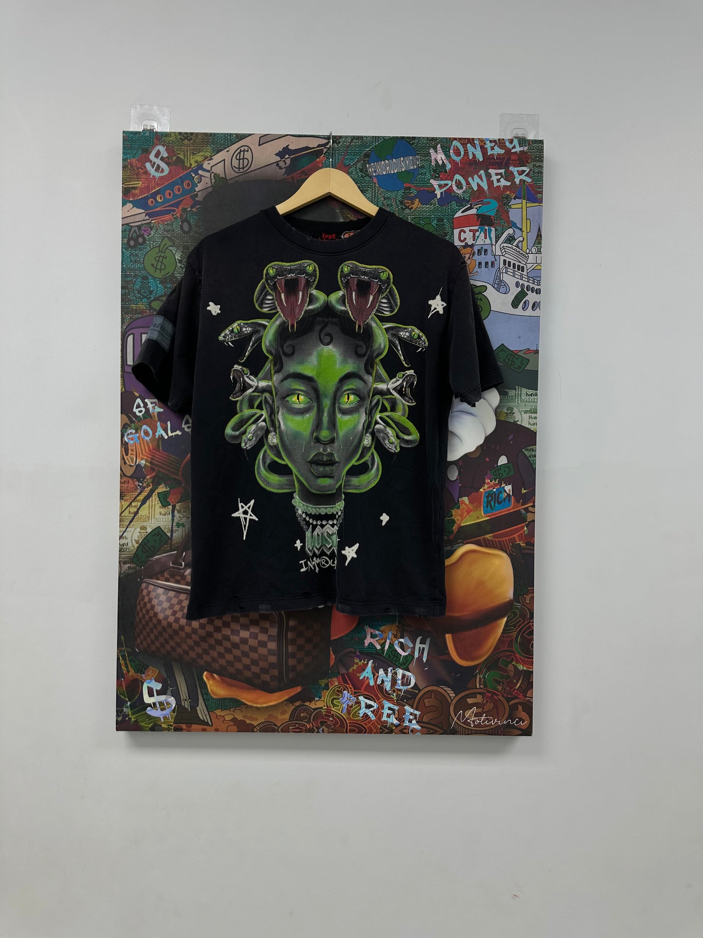 LOST Medusa Tee Used Small N/A