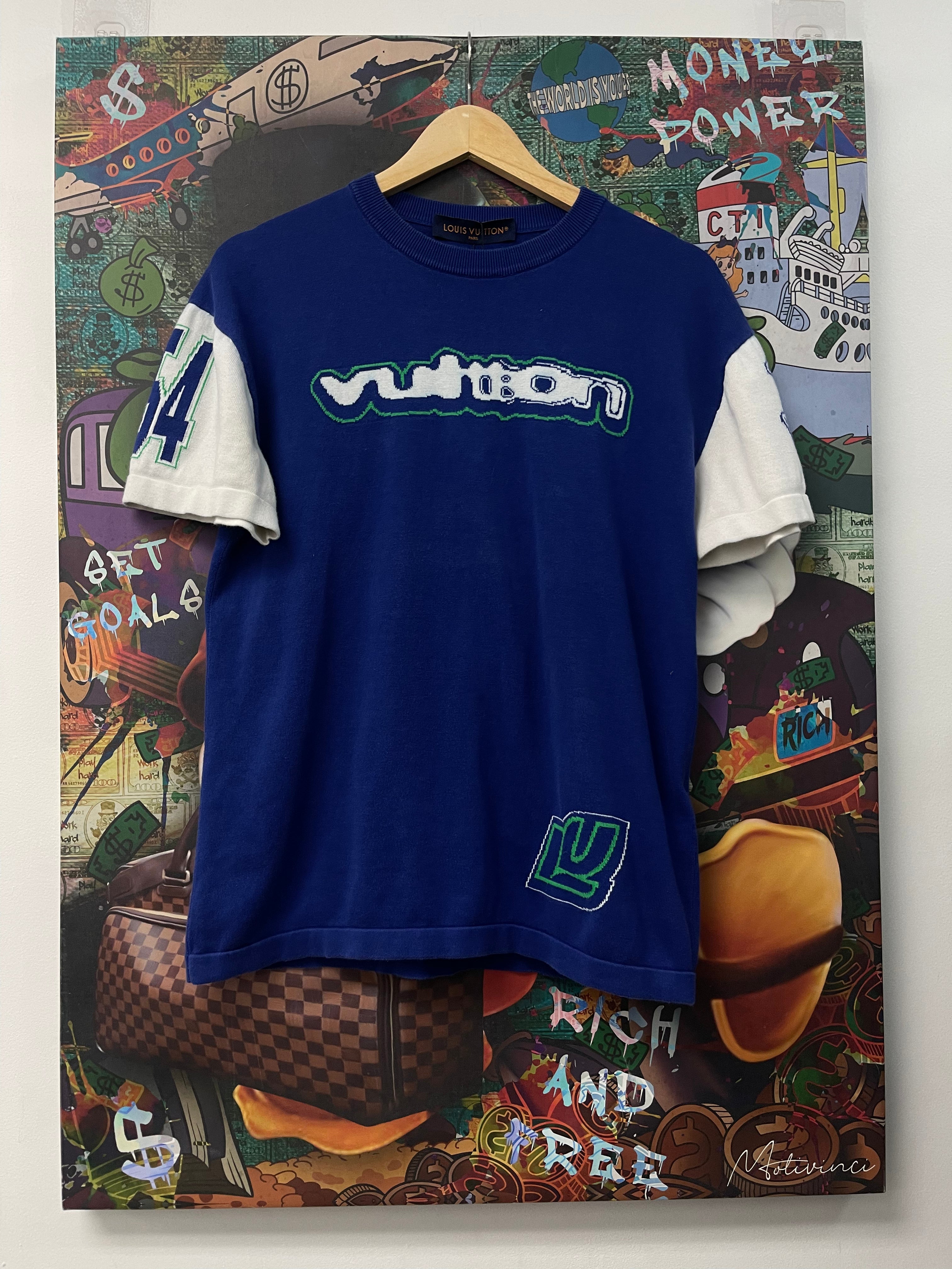 Louis Vuitton Blue White 1854 Tee