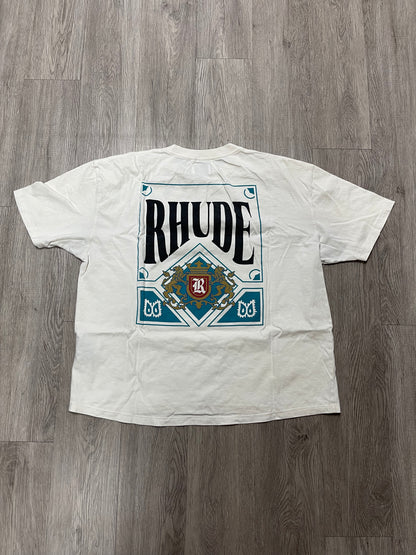 Rhude Tee Cream Teal Used