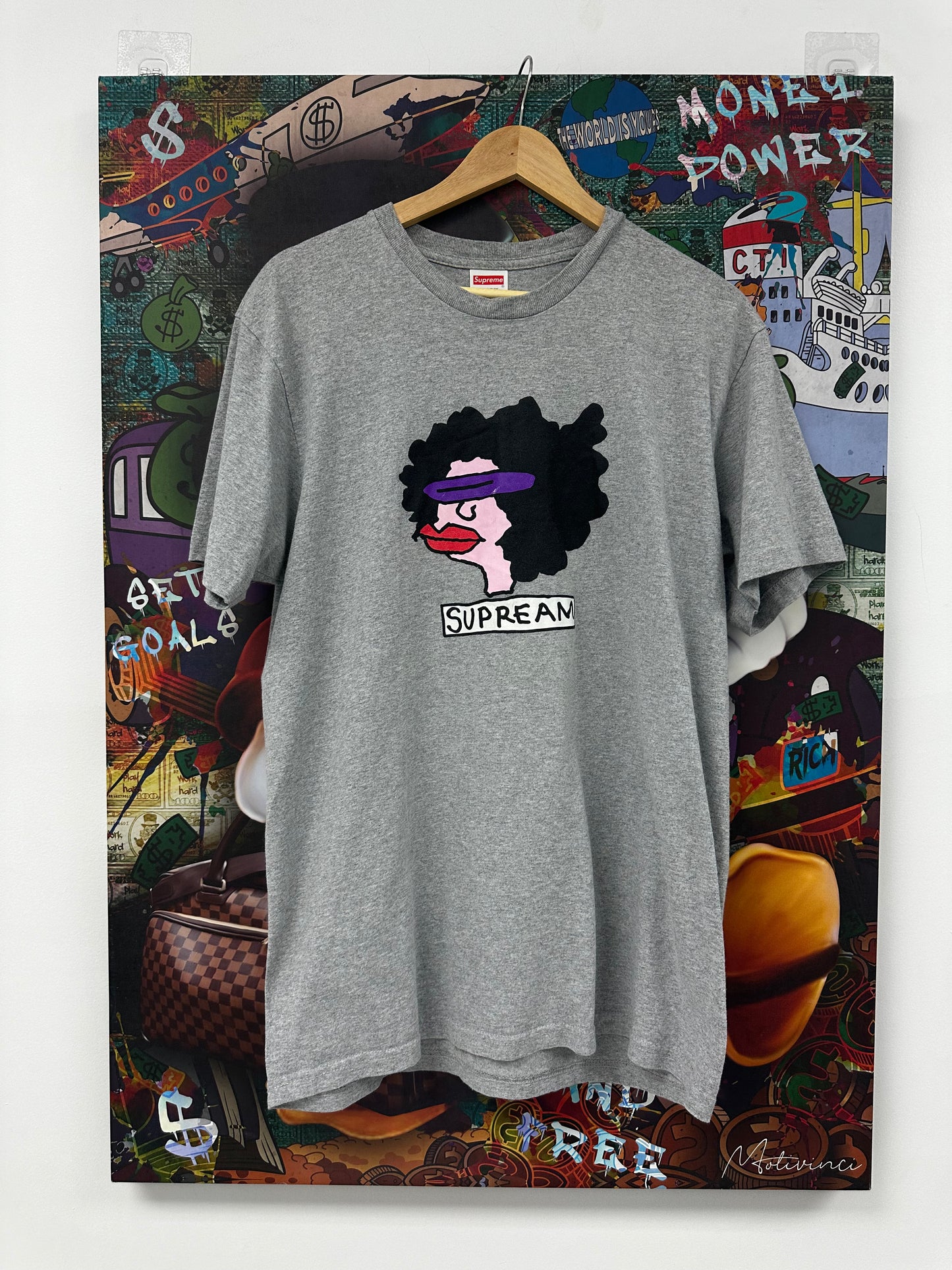 Supreme Gonz Tee Grey Used Large N/A