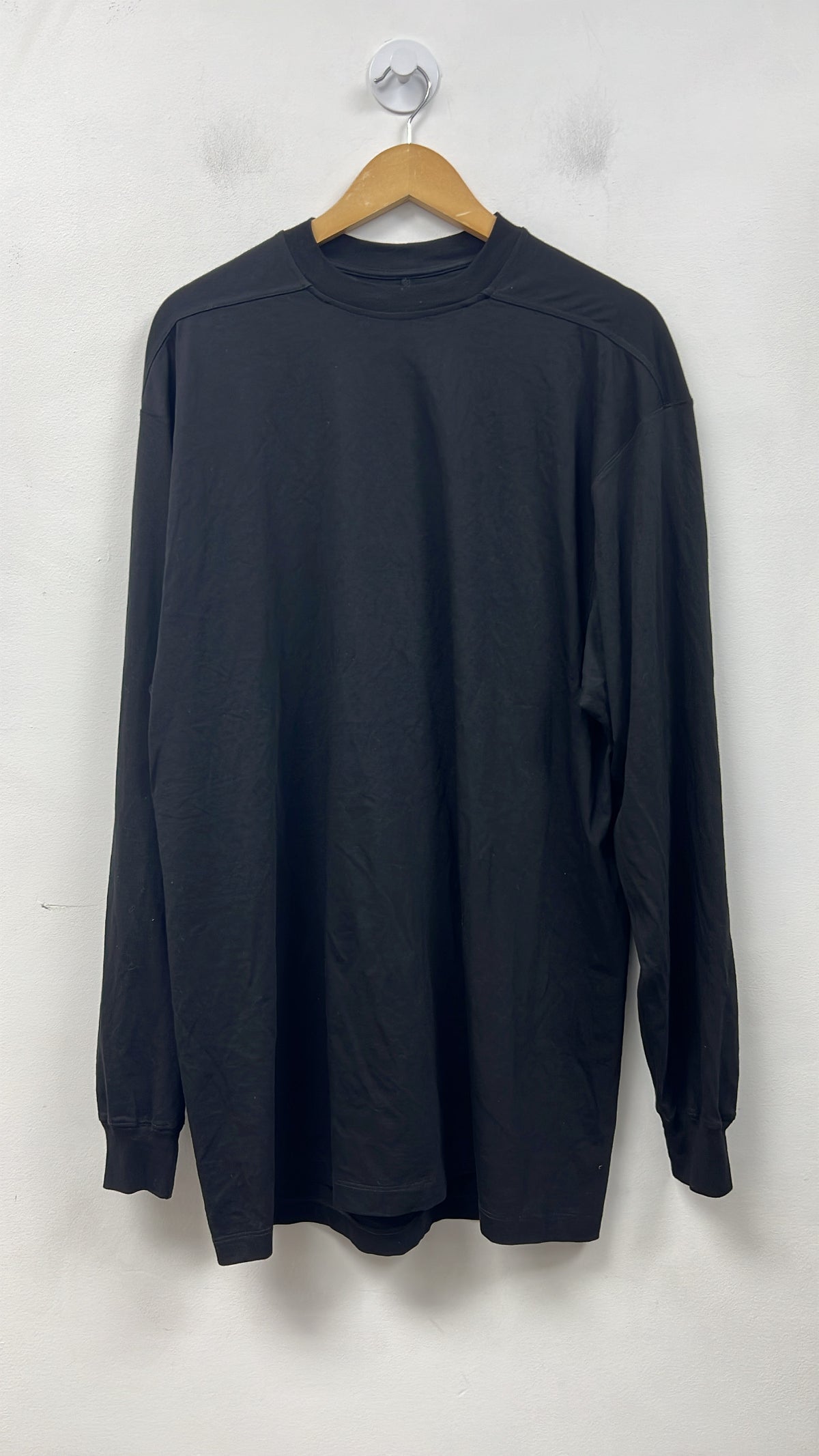 Rick Owens Black Jumbo Long Sleeve