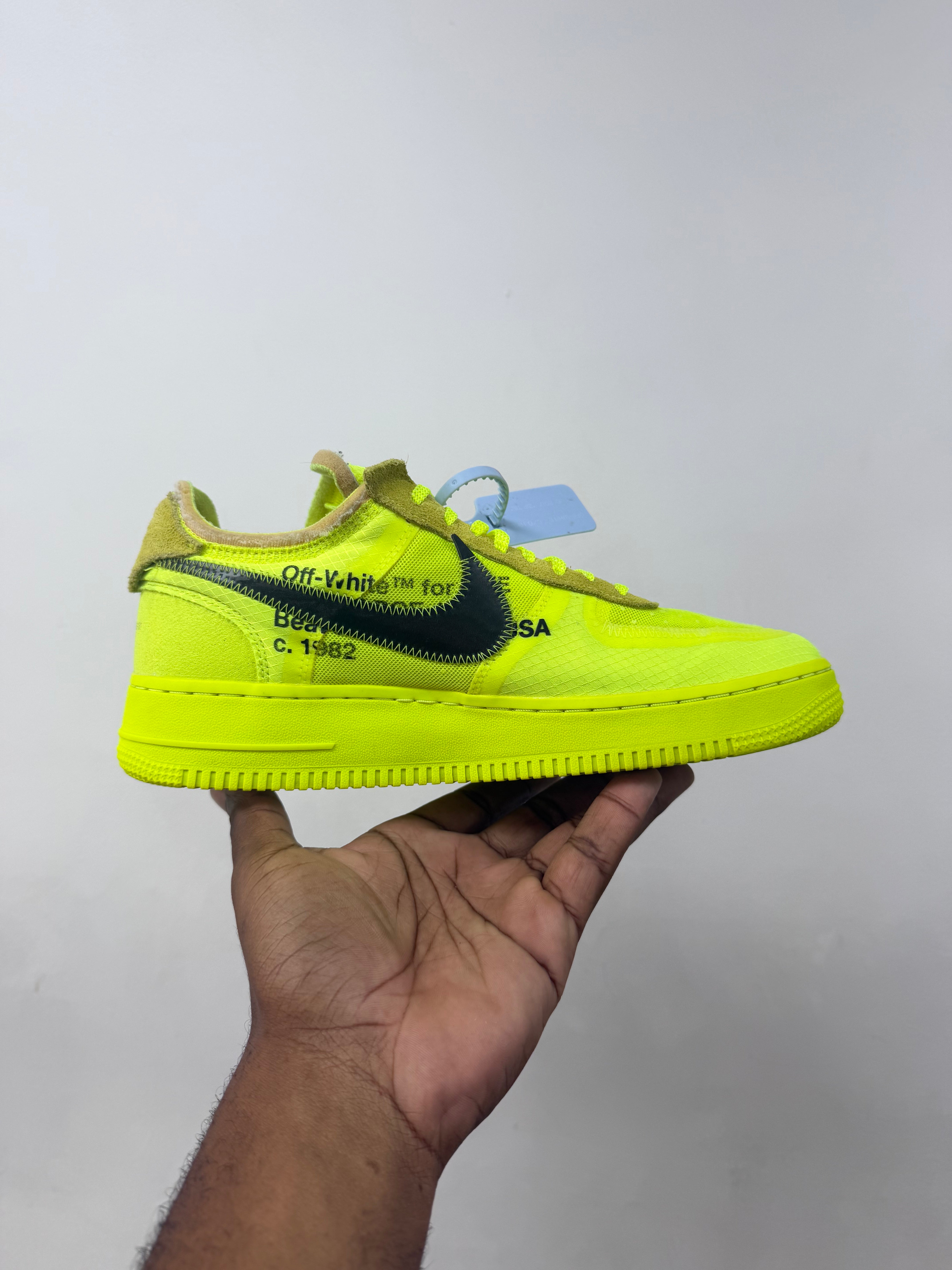 Nike Off White AF1 Volt Sneakers